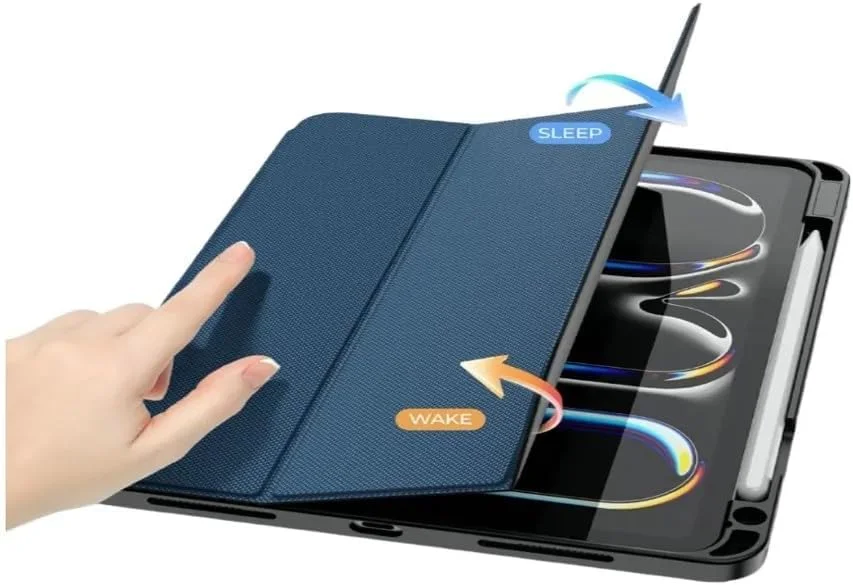 کیف هوگو پریمیوم گرین لاین با جای مداد برای آیپد پرو ۱۱ اینچ، آبی