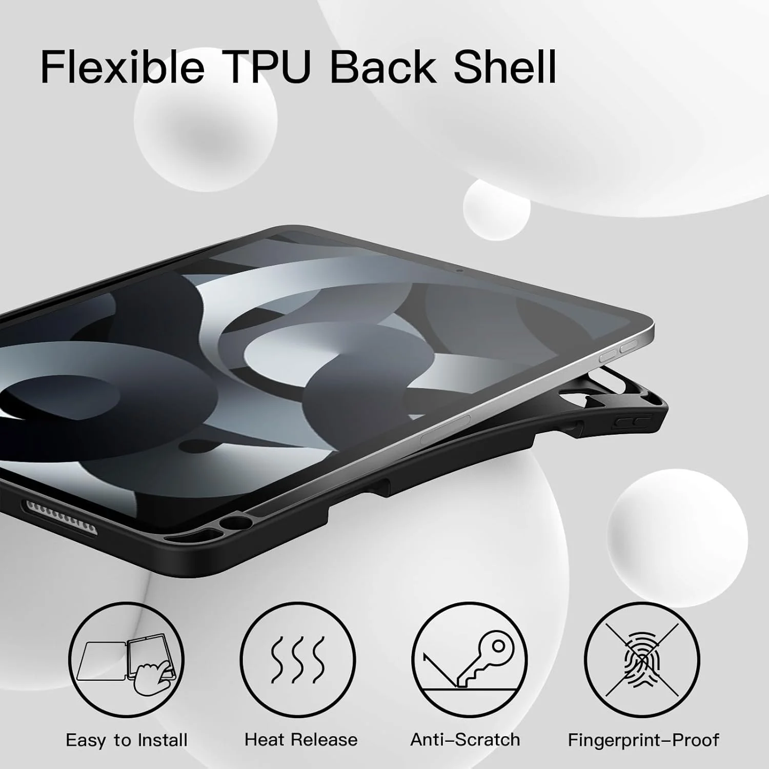 کاور JETech برای آیپد ایر ۱۱ اینچی M3/M2 (۲۰۲۵/۲۰۲۴)، آیپد ایر ۵/۴ (۲۰۲۲/۲۰۲۰ نسل پنجم/چهارم ۱۰.۹ اینچی) با نگهدارنده قلم، کاور باریک تبلت با پشت TPU نرم، قابلیت بیدار شدن/به خواب رفتن خودکار (مشکی) کاور JETech برای آیپد ایر ۱۱ اینچی M3/M2 (۲۰۲۵/۲۰۲۴)، آیپد ایر ۵/۴ (۲۰۲۲/۲۰۲۰ نسل پنجم/چهارم ۱۰.۹ اینچی) با نگهدارنده قلم، کاور باریک تبلت با پشت TPU نرم، قابلیت بیدار شدن/به خواب رفتن خودکار (مشکی)