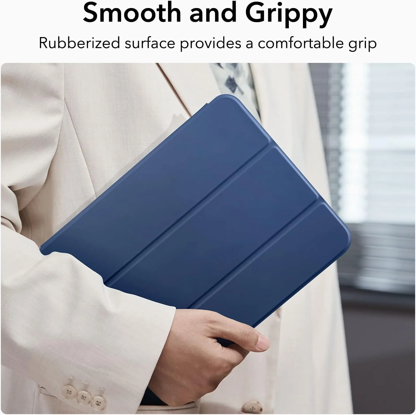 کاور آیپد ESR (A16) نسل 11/10 (2025/2022، 10.9 اینچ)، اتصال مغناطیسی راحت، استند سه تایی دو طرفه، محافظت سبک وزن، حالت خواب/بیدار خودکار، سری Rebound، آبی کاور آیپد ESR (A16) نسل 11/10 (2025/2022، 10.9 اینچ)، اتصال مغناطیسی راحت، استند سه تایی دو طرفه، محافظت سبک وزن، حالت خواب/بیدار خودکار، سری Rebound، آبی