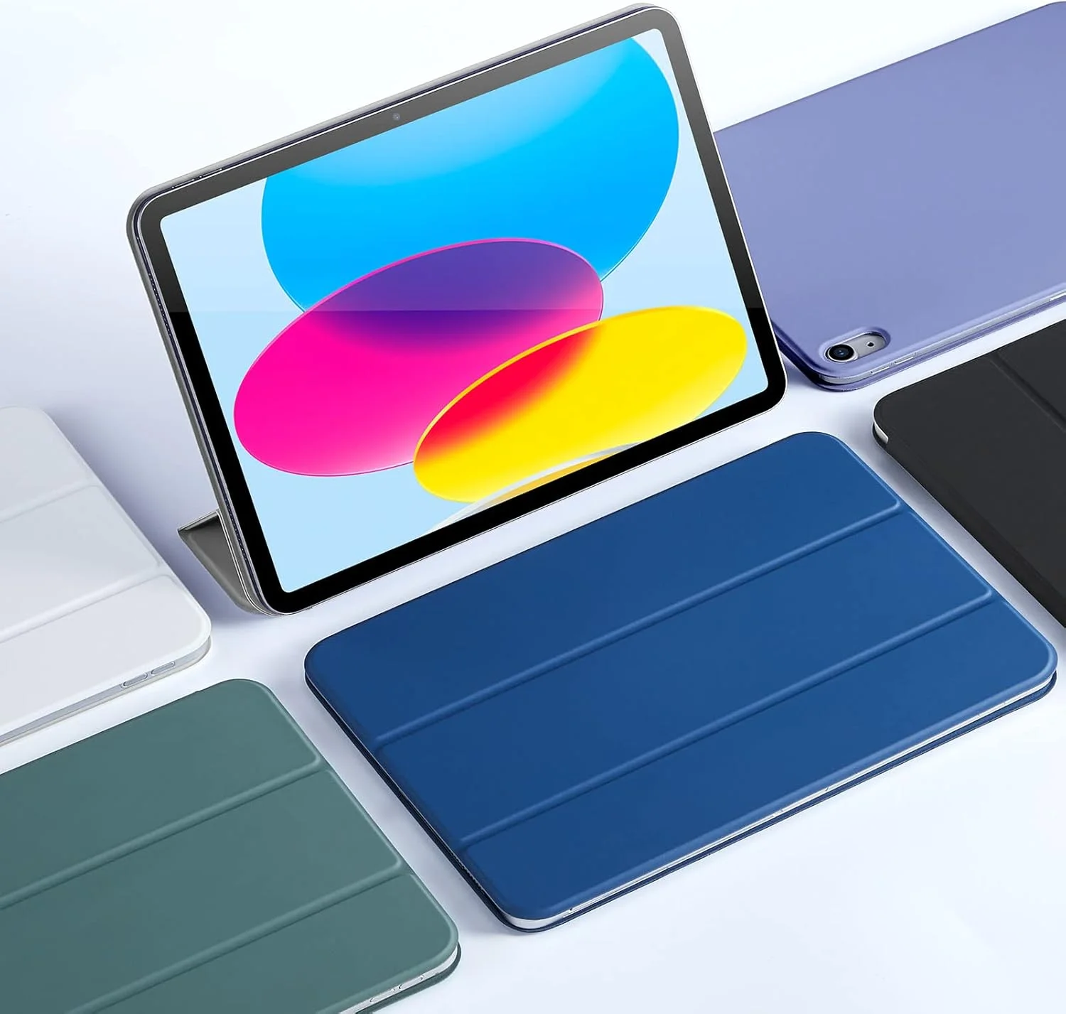 کاور آیپد ESR (A16) نسل 11/10 (2025/2022، 10.9 اینچ)، اتصال مغناطیسی راحت، استند سه تایی دو طرفه، محافظت سبک وزن، حالت خواب/بیدار خودکار، سری Rebound، آبی کاور آیپد ESR (A16) نسل 11/10 (2025/2022، 10.9 اینچ)، اتصال مغناطیسی راحت، استند سه تایی دو طرفه، محافظت سبک وزن، حالت خواب/بیدار خودکار، سری Rebound، آبی