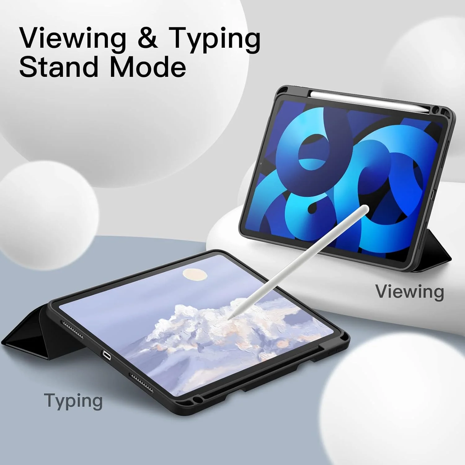 کاور JETech برای آیپد ایر ۱۱ اینچی M3/M2 (۲۰۲۵/۲۰۲۴)، آیپد ایر ۵/۴ (۲۰۲۲/۲۰۲۰ نسل پنجم/چهارم ۱۰.۹ اینچی) با نگهدارنده قلم، کاور باریک تبلت با پشت TPU نرم، قابلیت بیدار شدن/به خواب رفتن خودکار (مشکی) کاور JETech برای آیپد ایر ۱۱ اینچی M3/M2 (۲۰۲۵/۲۰۲۴)، آیپد ایر ۵/۴ (۲۰۲۲/۲۰۲۰ نسل پنجم/چهارم ۱۰.۹ اینچی) با نگهدارنده قلم، کاور باریک تبلت با پشت TPU نرم، قابلیت بیدار شدن/به خواب رفتن خودکار (مشکی)