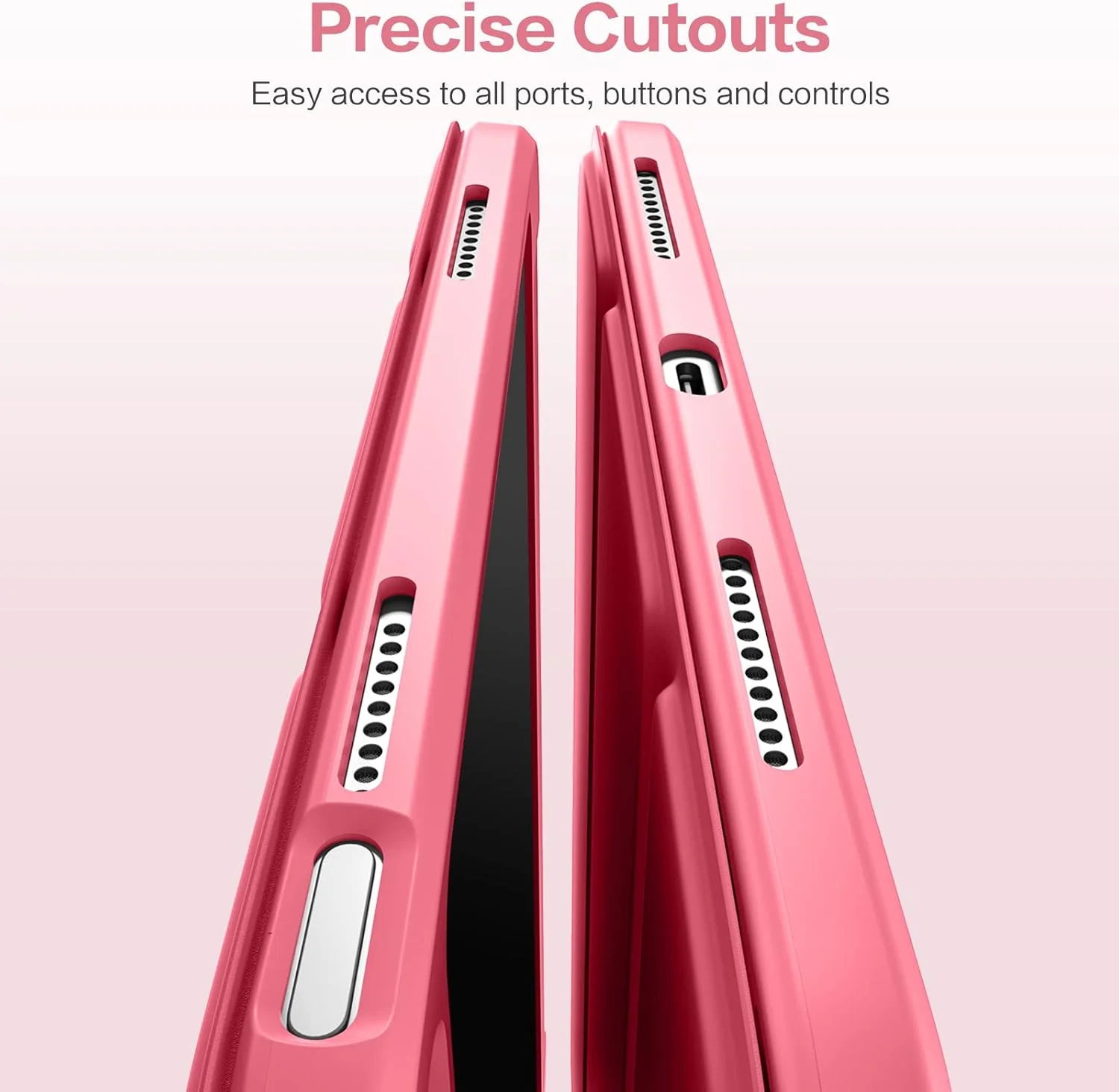 کیف محافظ تبلت ونلاتی سازگار با آیپد (A16) نسل 11 اینچی 2025 و آیپد نسل 10 اینچی 10.9 اینچی 2022، دارای جای قلم، کاور محافظ سه تایی، قابلیت بیدار/خواب خودکار، صورتی هندوانه ای کیف محافظ تبلت ونلاتی سازگار با آیپد (A16) نسل 11 اینچی 2025 و آیپد نسل 10 اینچی 10.9 اینچی 2022، دارای جای قلم، کاور محافظ سه تایی، قابلیت بیدار/خواب خودکار، صورتی هندوانه ای