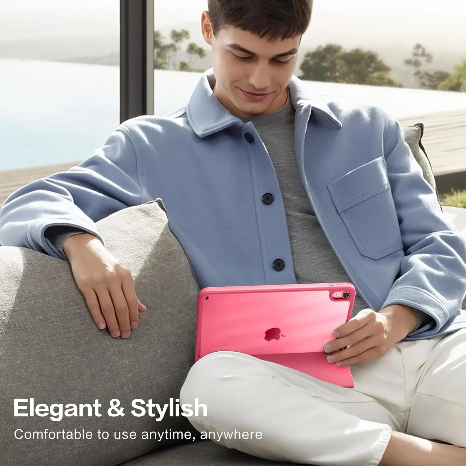 کیف محافظ تبلت ونلاتی سازگار با آیپد (A16) نسل 11 اینچی 2025 و آیپد نسل 10 اینچی 10.9 اینچی 2022، دارای جای قلم، کاور محافظ سه تایی، قابلیت بیدار/خواب خودکار، صورتی هندوانه ای کیف محافظ تبلت ونلاتی سازگار با آیپد (A16) نسل 11 اینچی 2025 و آیپد نسل 10 اینچی 10.9 اینچی 2022، دارای جای قلم، کاور محافظ سه تایی، قابلیت بیدار/خواب خودکار، صورتی هندوانه ای