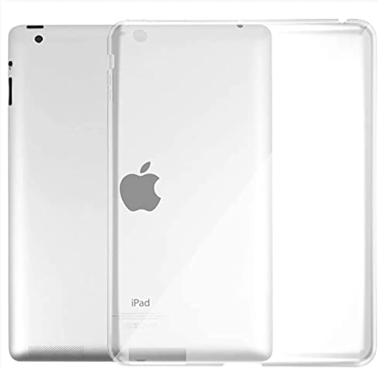 iPad 2nd/3rd/4th Gen. 9.7" Case, Asgens Transparent Slim Silicone Soft TPU Tablet Computer Case for Apple iPad 2 3 4, 9.7" 2011/2012 (Old Model)