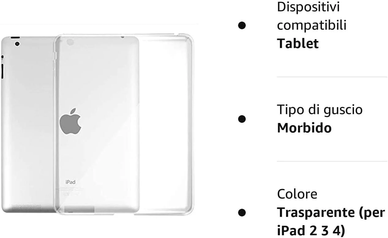 iPad 2nd/3rd/4th Gen. 9.7" Case, Asgens Transparent Slim Silicone Soft TPU Tablet Computer Case for Apple iPad 2 3 4, 9.7" 2011/2012 (Old Model) iPad 2nd/3rd/4th Gen. 9.7" Case, Asgens Transparent Slim Silicone Soft TPU Tablet Computer Case for Apple iPad 2 3 4, 9.7" 2011/2012 (Old Model)