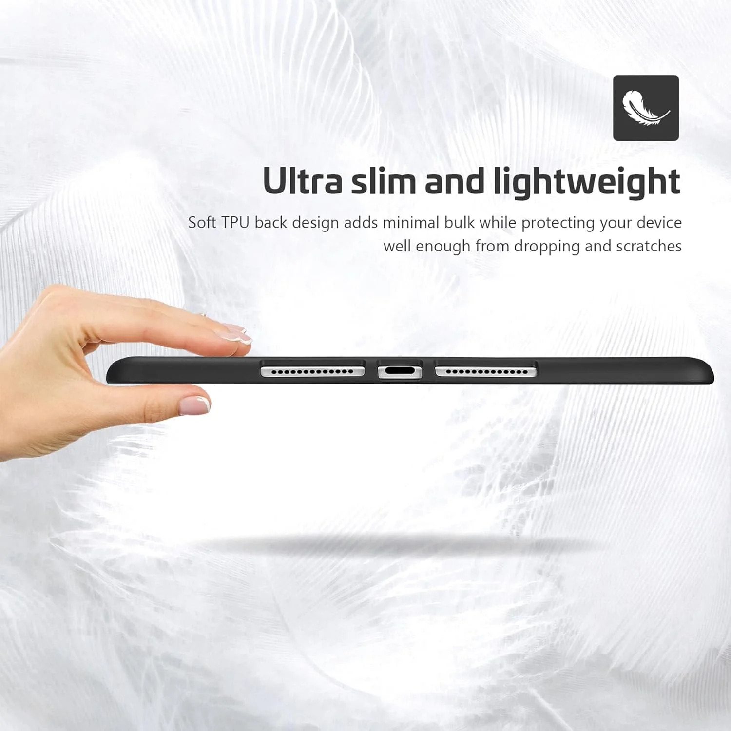 کاور محافظ آیپد پروکیس 10.2 اینچی نسل نهم 2021 / 10.2 اینچی نسل هشتم 2020 / نسل هفتم 2019 به همراه جای قلم، کاور پشتی TPU نرم و انعطاف پذیر، فوق العاده باریک، سبک وزن، محافظ برای آیپد 9/8/7 اپل - مشکی کاور محافظ آیپد پروکیس 10.2 اینچی نسل نهم 2021 / 10.2 اینچی نسل هشتم 2020 / نسل هفتم 2019 به همراه جای قلم، کاور پشتی TPU نرم و انعطاف پذیر، فوق العاده باریک، سبک وزن، محافظ برای آیپد 9/8/7 اپل - مشکی