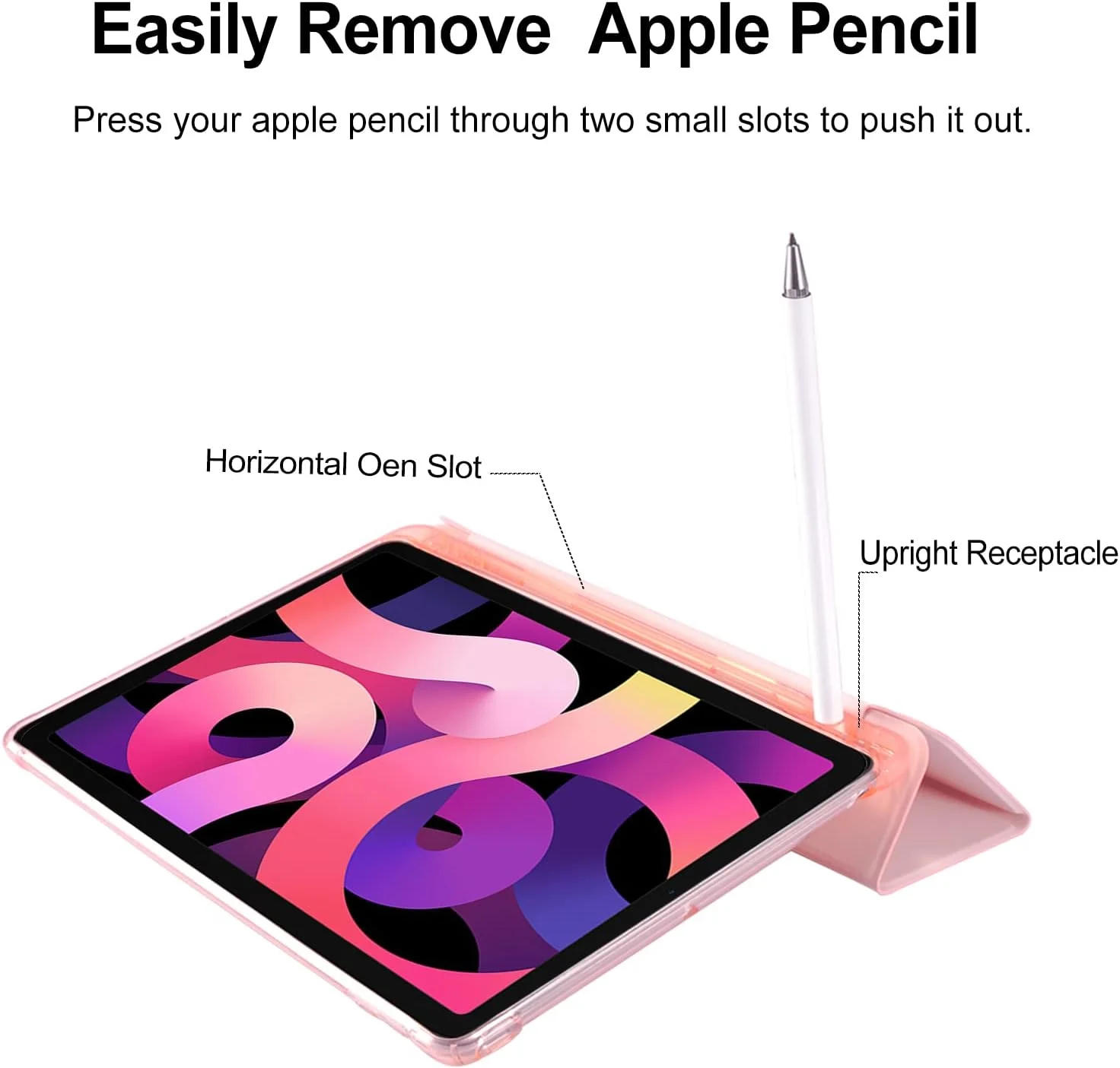 کیف آیپد نسل 10 مدل LuminousGuard طرح پاپیون گیلاسی کاوایی، سایز 10.9 اینچ 2022، دارای جای مداد، حالت خواب/بیدار خودکار، روکش پشتی TPU نرم چرمی صورتی کیف آیپد نسل 10 مدل LuminousGuard طرح پاپیون گیلاسی کاوایی، سایز 10.9 اینچ 2022، دارای جای مداد، حالت خواب/بیدار خودکار، روکش پشتی TPU نرم چرمی صورتی