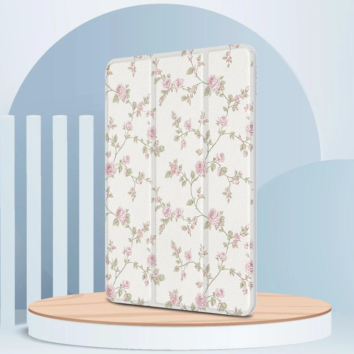 کاور ایکس کلادز مناسب آیپد نسل 9 / 8 / 7 (2021/2020/2019) 10.2 اینچ، کاور با جای قلم، کاور پشتی شفاف با طرح زیبا و جذاب برای دختران و زنان، حالت خواب/بیدار خودکار، گل صورتی کاور ایکس کلادز مناسب آیپد نسل 9 / 8 / 7 (2021/2020/2019) 10.2 اینچ، کاور با جای قلم، کاور پشتی شفاف با طرح زیبا و جذاب برای دختران و زنان، حالت خواب/بیدار خودکار، گل صورتی