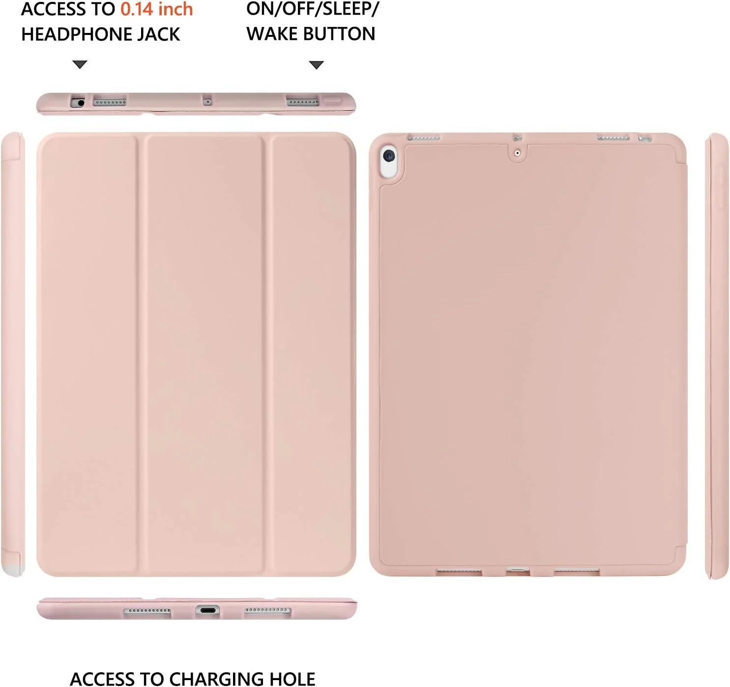 کیف BENTOBEN برای آیپد ایر 10.5 اینچ (نسل سوم) 2019 / آیپد پرو 10.5 اینچ 2017 با نگهدارنده قلم، کیف محافظ تبلت ممتاز، پوشش هوشمند پشتی TPU نرم و باریک با قابلیت خواب/بیداری خودکار برای اپل آیپد ایر 3 10.5، صورتی کیف BENTOBEN برای آیپد ایر 10.5 اینچ (نسل سوم) 2019 / آیپد پرو 10.5 اینچ 2017 با نگهدارنده قلم، کیف محافظ تبلت ممتاز، پوشش هوشمند پشتی TPU نرم و باریک با قابلیت خواب/بیداری خودکار برای اپل آیپد ایر 3 10.5، صورتی