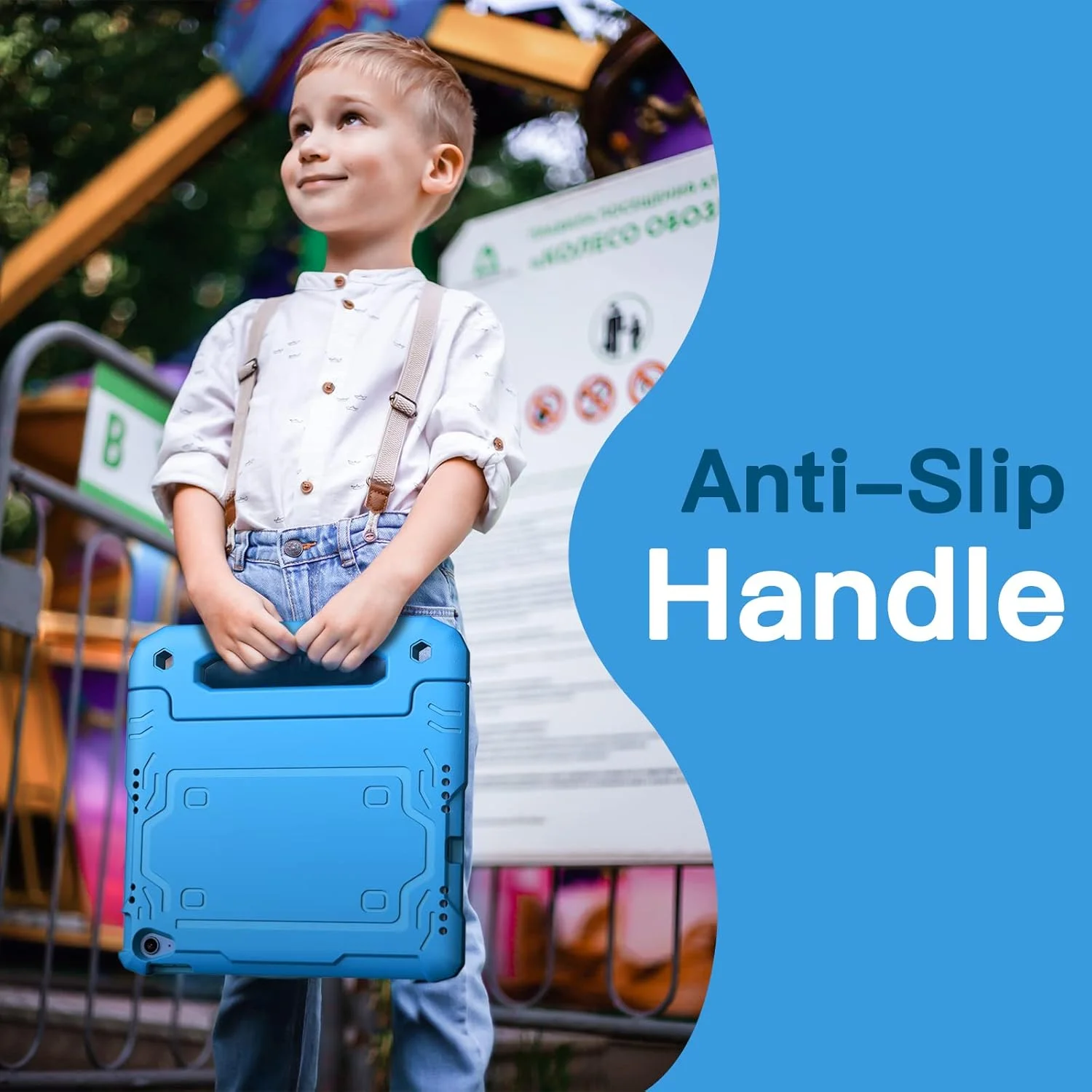 کیف محافظ کودکانه JETech برای آیپد (A16) نسل 11/10 (2025/2022) با محافظ صفحه نمایش داخلی، کاور محافظ تبلت با استند دسته دار ضد ضربه (آبی) کیف محافظ کودکانه JETech برای آیپد (A16) نسل 11/10 (2025/2022) با محافظ صفحه نمایش داخلی، کاور محافظ تبلت با استند دسته دار ضد ضربه (آبی)