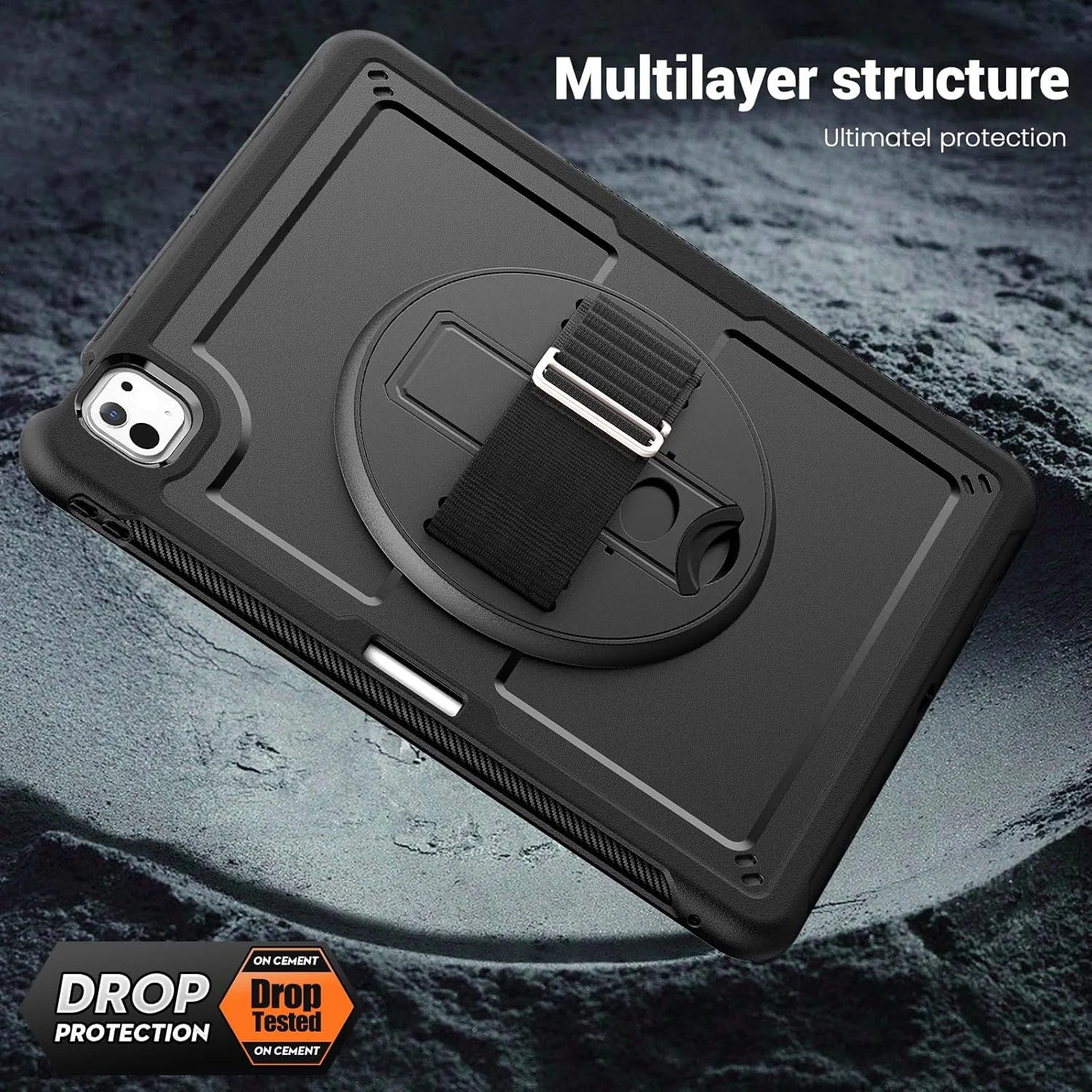 کاور محافظ آیپد پرو ۱۳ اینچ Next Plug مدل M4 (2024)، دارای بند دستی، محافظ صفحه نمایش، مناسب کودکان، دارای محافظت سه لایه، جای قلم و مداد، پایه قابل تنظیم با قابلیت بالا بردن صفحه نمایش و ضد ضربه کاور محافظ آیپد پرو ۱۳ اینچ Next Plug مدل M4 (2024)، دارای بند دستی، محافظ صفحه نمایش، مناسب کودکان، دارای محافظت سه لایه، جای قلم و مداد، پایه قابل تنظیم با قابلیت بالا بردن صفحه نمایش و ضد ضربه