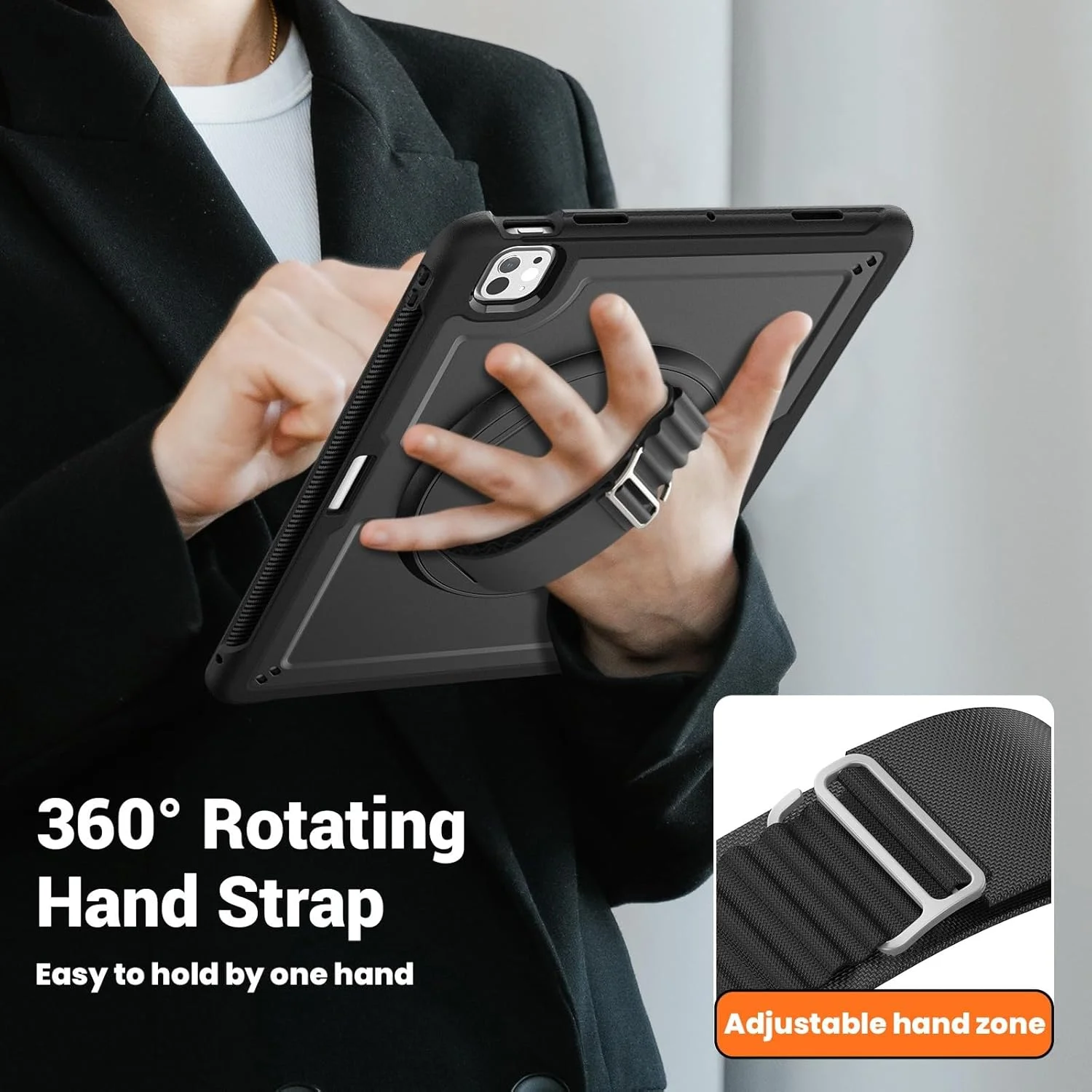 کاور محافظ آیپد پرو ۱۳ اینچ Next Plug مدل M4 (2024)، دارای بند دستی، محافظ صفحه نمایش، مناسب کودکان، دارای محافظت سه لایه، جای قلم و مداد، پایه قابل تنظیم با قابلیت بالا بردن صفحه نمایش و ضد ضربه کاور محافظ آیپد پرو ۱۳ اینچ Next Plug مدل M4 (2024)، دارای بند دستی، محافظ صفحه نمایش، مناسب کودکان، دارای محافظت سه لایه، جای قلم و مداد، پایه قابل تنظیم با قابلیت بالا بردن صفحه نمایش و ضد ضربه