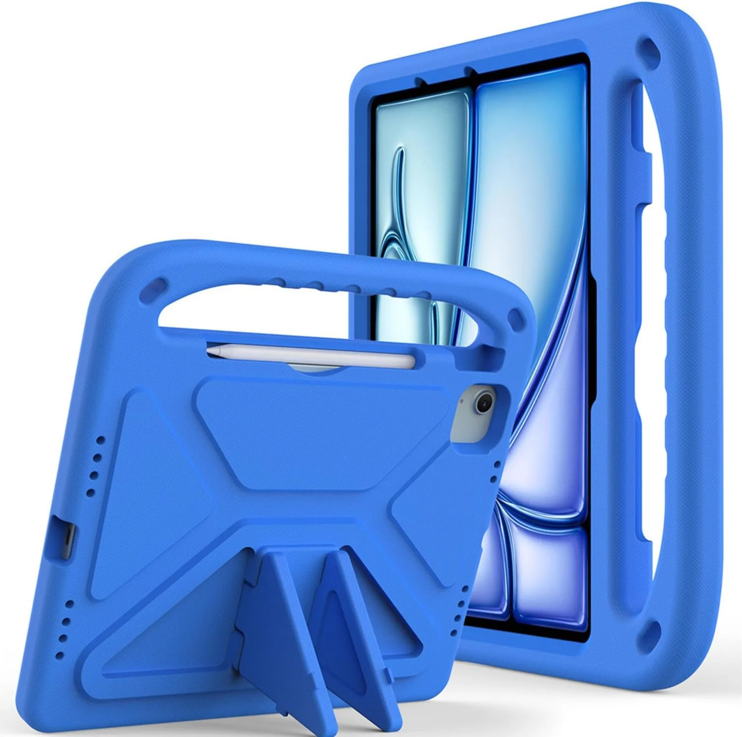 کیف تبلت کودکانه Lukione سازگار با Apple iPad Air 13 اینچی M3 2025 (13 اینچ)، روکش سبک و مقاوم در برابر ضربه با دسته و پایه برای دختران، پسران و کودکان کیف تبلت کودکانه Lukione سازگار با Apple iPad Air 13 اینچی M3 2025 (13 اینچ)، روکش سبک و مقاوم در برابر ضربه با دسته و پایه برای دختران، پسران و کودکان