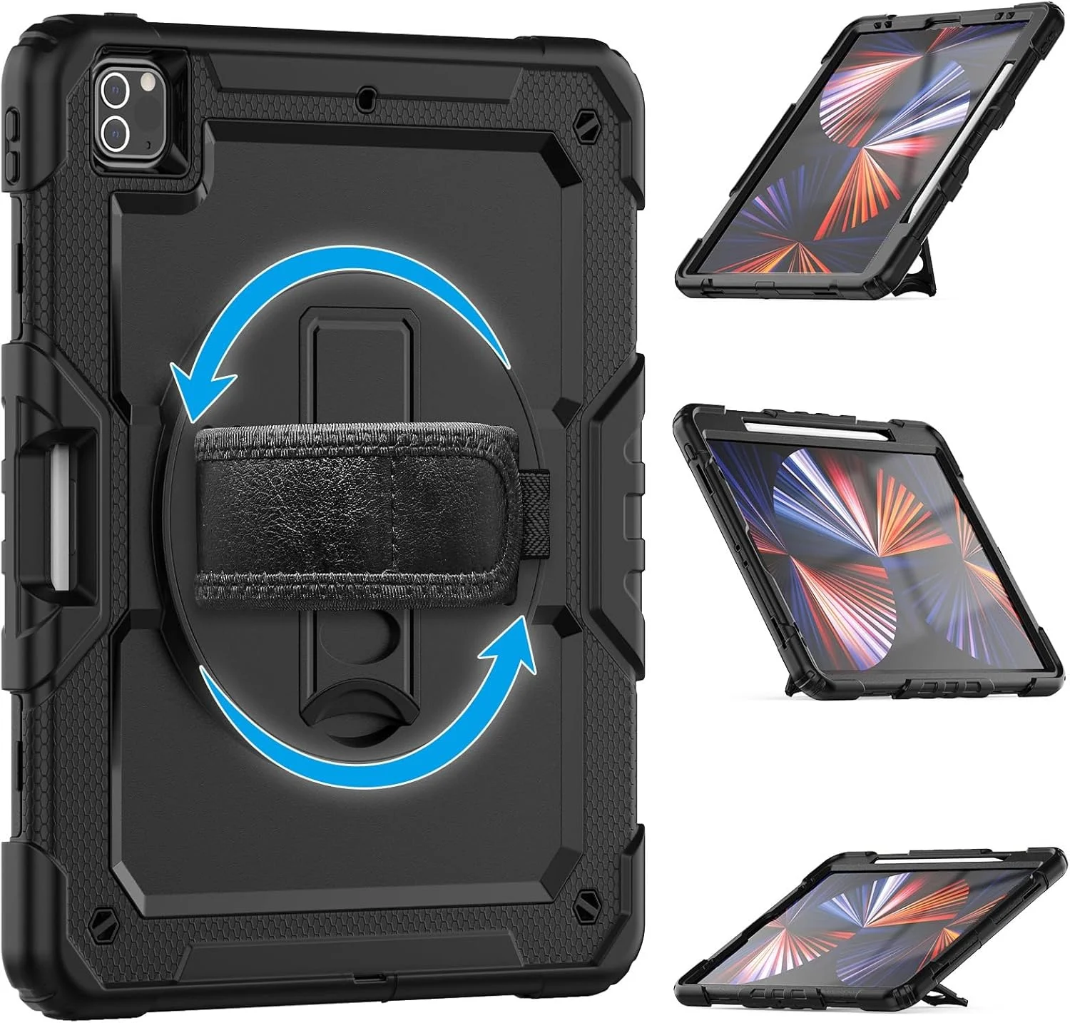 Next Plug ipad pro 12.9 Inch Case Cover with Hand Strap screen protection Kids Tablet Cover with 3 layer Protection and pen pencil holder for ipad pro 6/5/4/3 generation (2022/2021/2020/2018). Next Plug ipad pro 12.9 Inch Case Cover with Hand Strap screen protection Kids Tablet Cover with 3 layer Protection and pen pencil holder for ipad pro 6/5/4/3 generation (2022/2021/2020/2018).