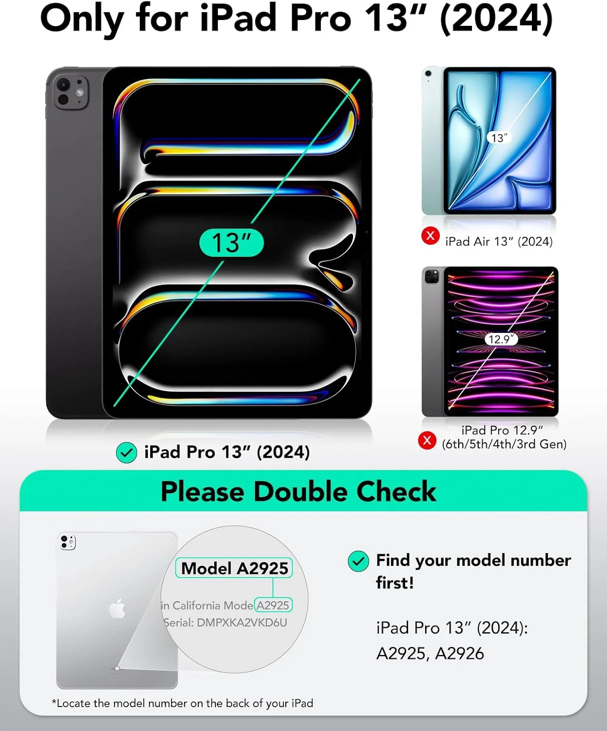 کاور آهنربایی قدرتمند ESR مناسب برای آیپد پرو ۱۳ اینچ M4 (2024)، کاور باریک سه لایه تاشو، پشتیبانی از قلم Pencil Pro و Pencil (USB-C)، قابلیت بیدار شدن/خواب خودکار، محافظت بادوام، سری Rebound، مشکی کاور آهنربایی قدرتمند ESR مناسب برای آیپد پرو ۱۳ اینچ M4 (2024)، کاور باریک سه لایه تاشو، پشتیبانی از قلم Pencil Pro و Pencil (USB-C)، قابلیت بیدار شدن/خواب خودکار، محافظت بادوام، سری Rebound، مشکی