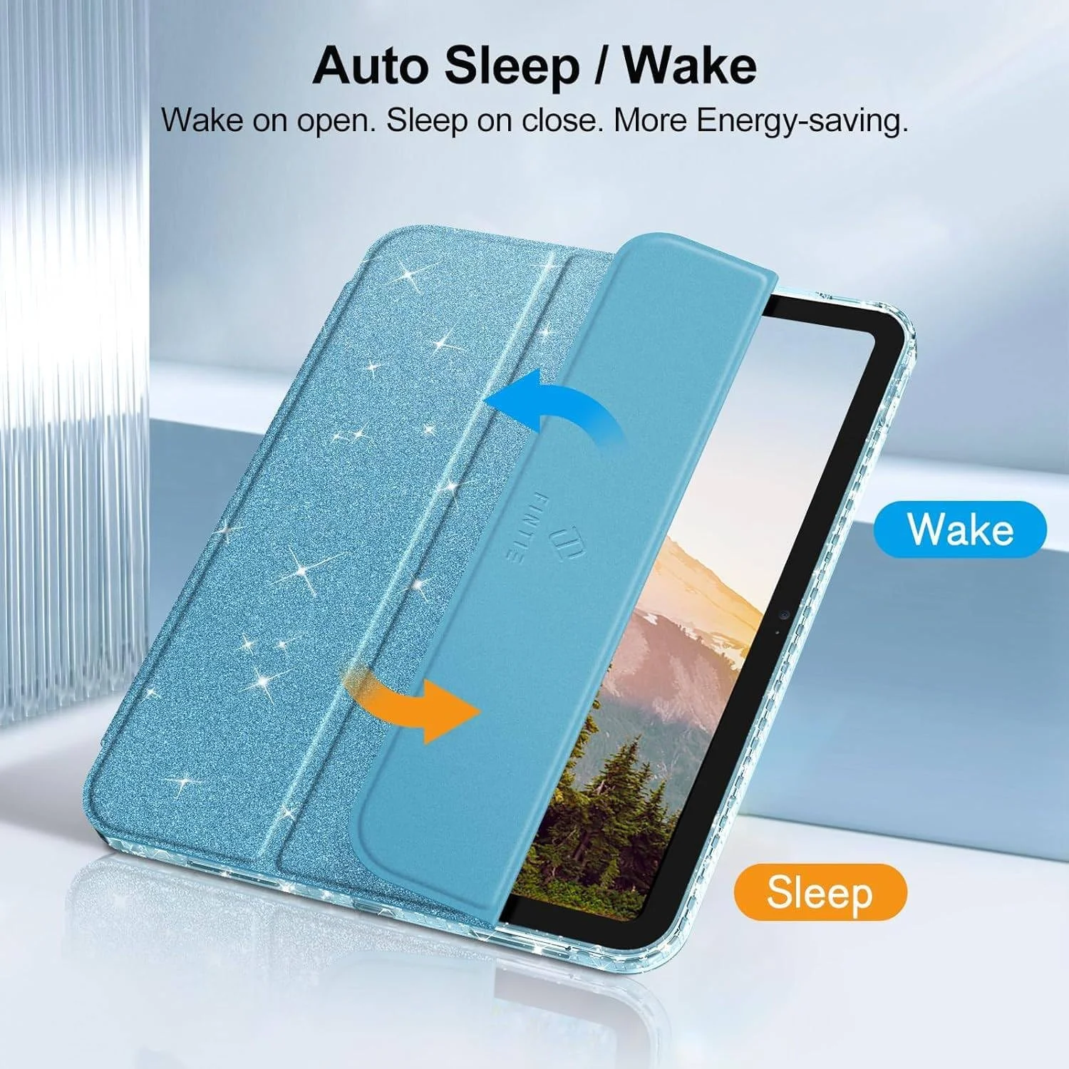 کاور اکلیلی Vurtboly سازگار با آیپد A16 نسل 11 سال 2025 / نسل 10 با صفحه نمایش 10.9 اینچی، کاور اکریلیک براق با پشت سخت شفاف درخشان، کاور ضربه گیر ضد ضربه با نگهدارنده مداد برای دختران و کودکان (آبی) کاور اکلیلی Vurtboly سازگار با آیپد A16 نسل 11 سال 2025 / نسل 10 با صفحه نمایش 10.9 اینچی، کاور اکریلیک براق با پشت سخت شفاف درخشان، کاور ضربه گیر ضد ضربه با نگهدارنده مداد برای دختران و کودکان (آبی)