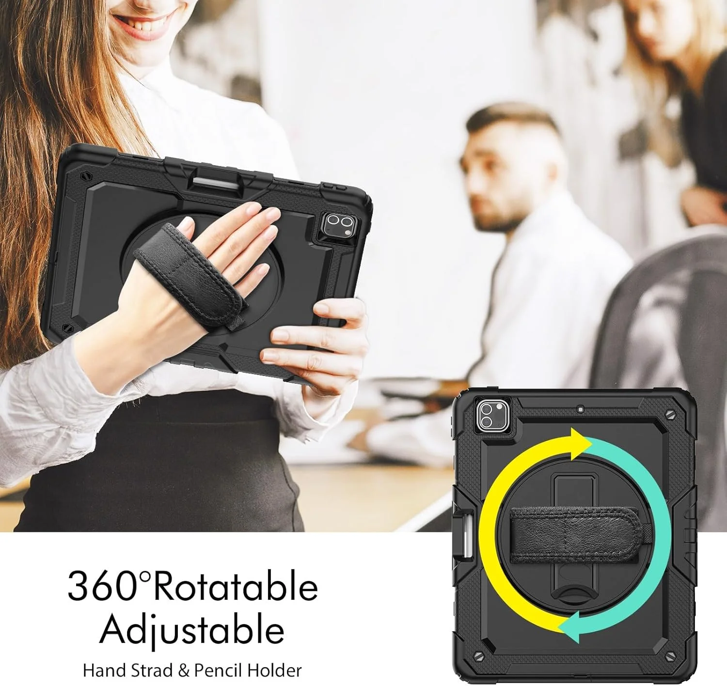 Next Plug ipad pro 12.9 Inch Case Cover with Hand Strap screen protection Kids Tablet Cover with 3 layer Protection and pen pencil holder for ipad pro 6/5/4/3 generation (2022/2021/2020/2018). Next Plug ipad pro 12.9 Inch Case Cover with Hand Strap screen protection Kids Tablet Cover with 3 layer Protection and pen pencil holder for ipad pro 6/5/4/3 generation (2022/2021/2020/2018).