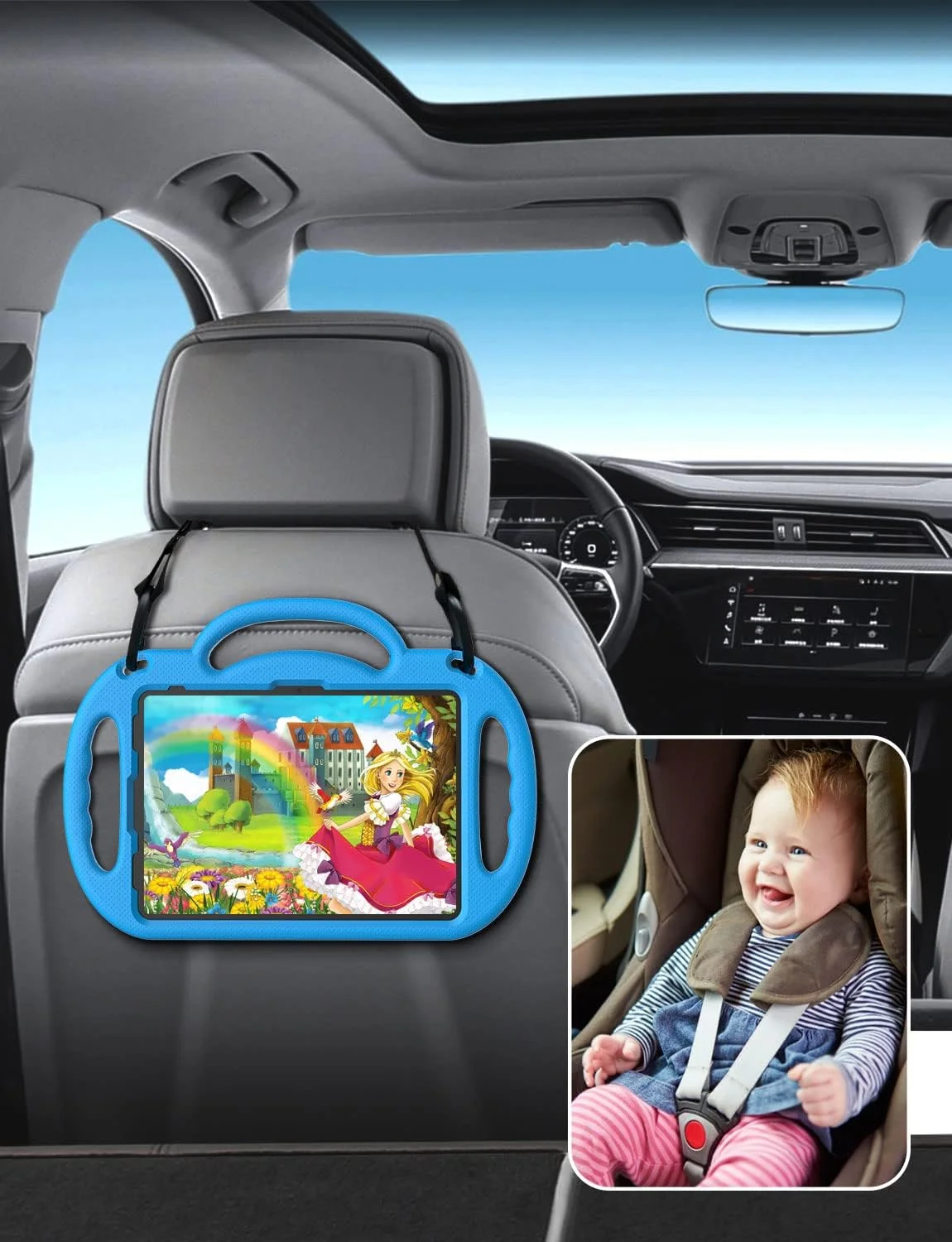 کیف کودکانه SUPLIK مناسب برای آیپد نسل 10 و ایر 11 اینچ (M2) 2024 و ایر نسل 5/4 10.9 اینچ و پرو 11، کیف بادوام و ضد ضربه با بند شانه ای، دسته و پایه برای تبلت های 10.9 و 11 اینچی اپل آیپد، آبی کیف کودکانه SUPLIK مناسب برای آیپد نسل 10 و ایر 11 اینچ (M2) 2024 و ایر نسل 5/4 10.9 اینچ و پرو 11، کیف بادوام و ضد ضربه با بند شانه ای، دسته و پایه برای تبلت های 10.9 و 11 اینچی اپل آیپد، آبی