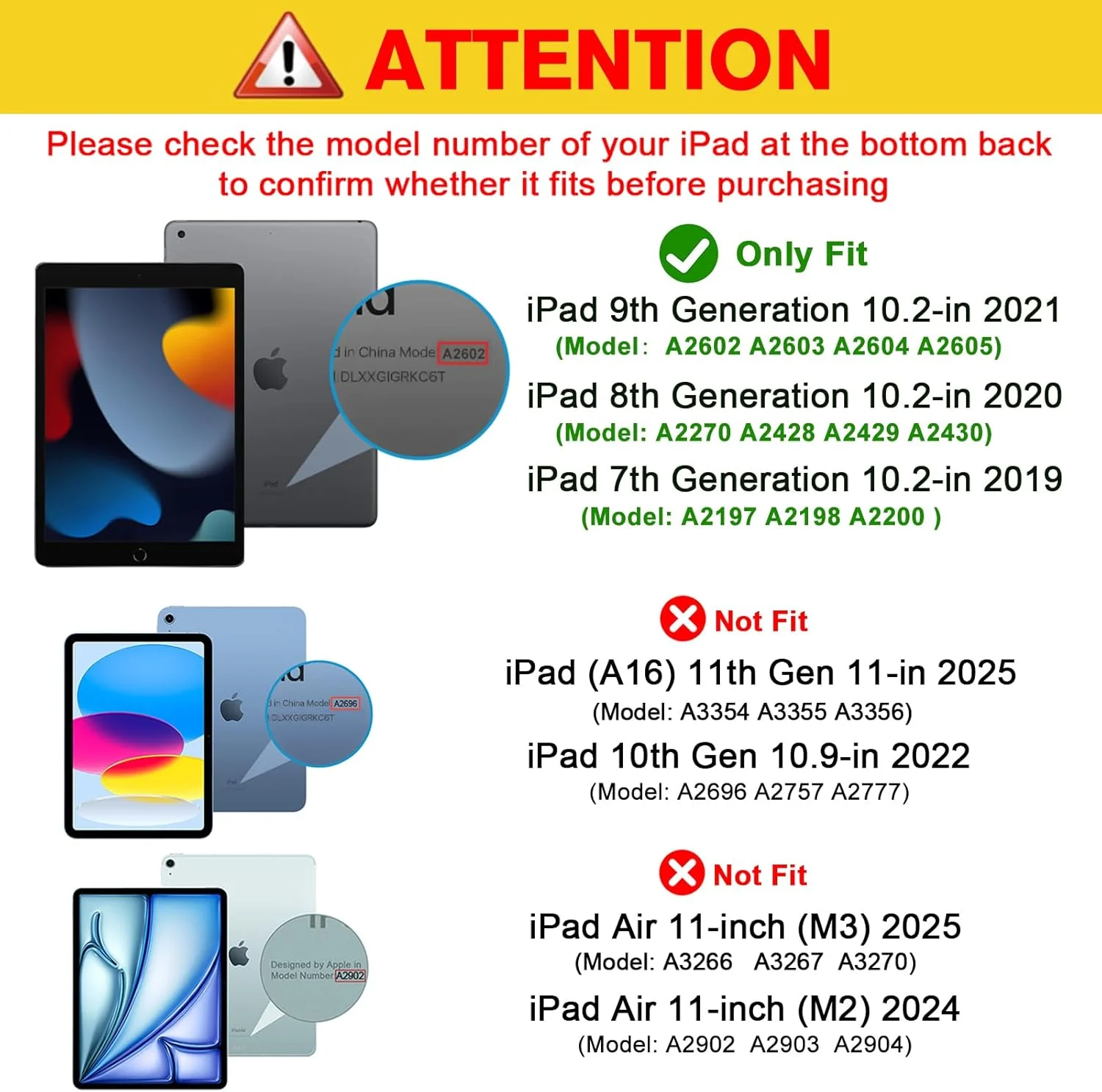 کاور باریک و هوشمند ProCase آیپد 10.2 اینچی نسل نهم 2021 / آیپد نسل هشتم 2020 / نسل هفتم 2019، با قابلیت استند و محافظ صفحه نمایش - سرمه ای