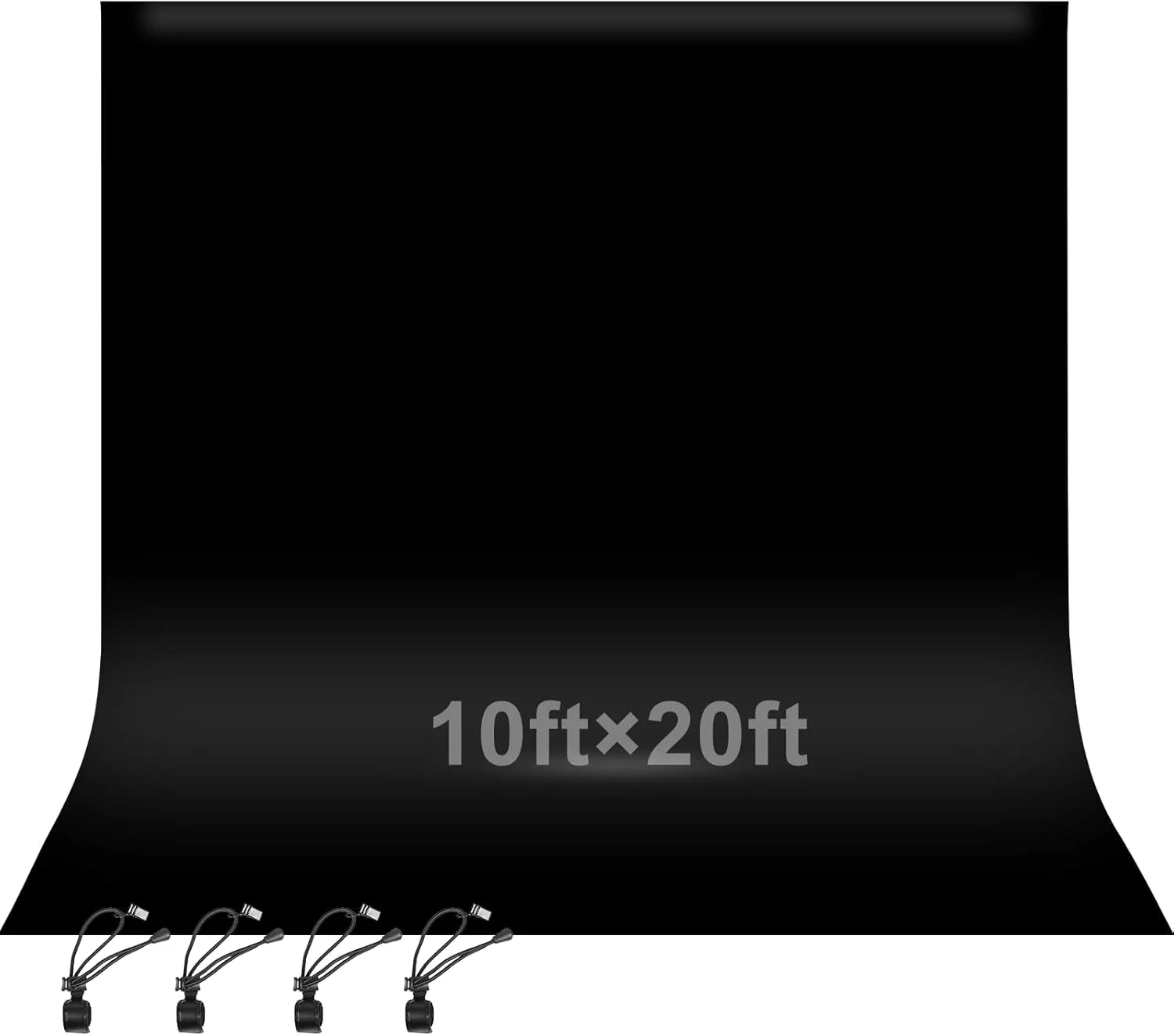 پس زمینه مشکی امارت 3x6 متر، پرده پس زمینه عکس برای عکاسی، پرده پس زمینه مهمانی، پارچه پلی استر برای استودیو فیلمبرداری و عکاسی پرتره