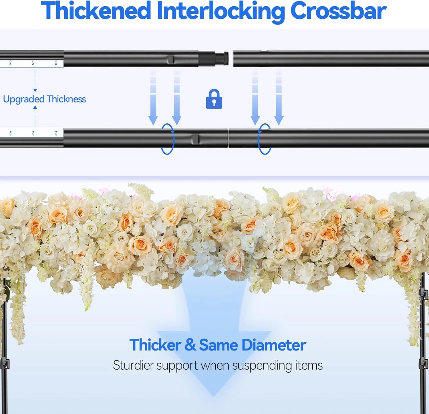 کیت پایه پرده سبز کروماکی استودیویی EMART، 3x3 متر، سیستم پشتیبانی پس زمینه عکاسی با پرده موسلین 3x4.5 متری برای عکاسی