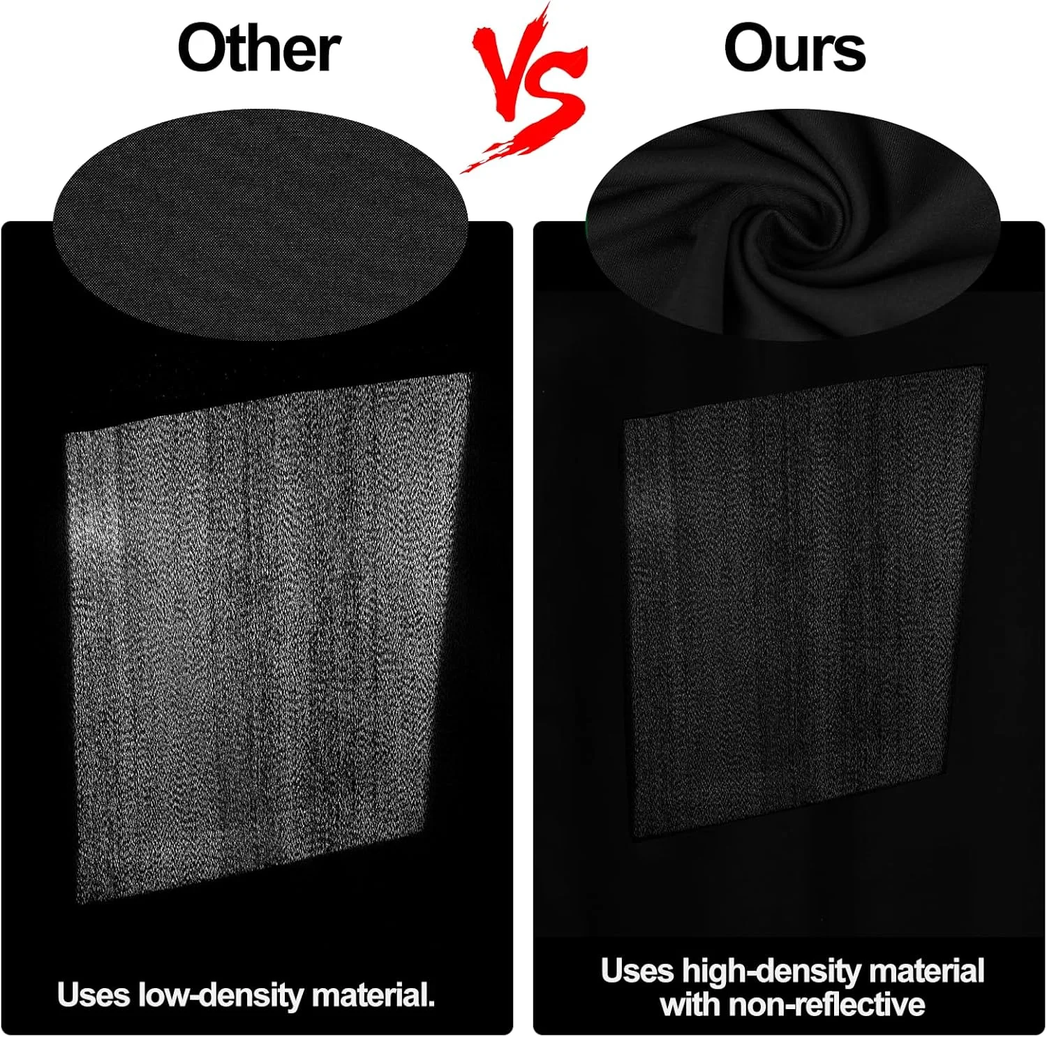 پس زمینه مشکی EMART ابعاد 2.4x3 متر، پرده پس زمینه عکس برای عکاسی، پارچه پس زمینه برای مهمانی ها، پرده، ورق پارچه پلی استر برای استودیو فیلمبرداری و عکاسی پرتره