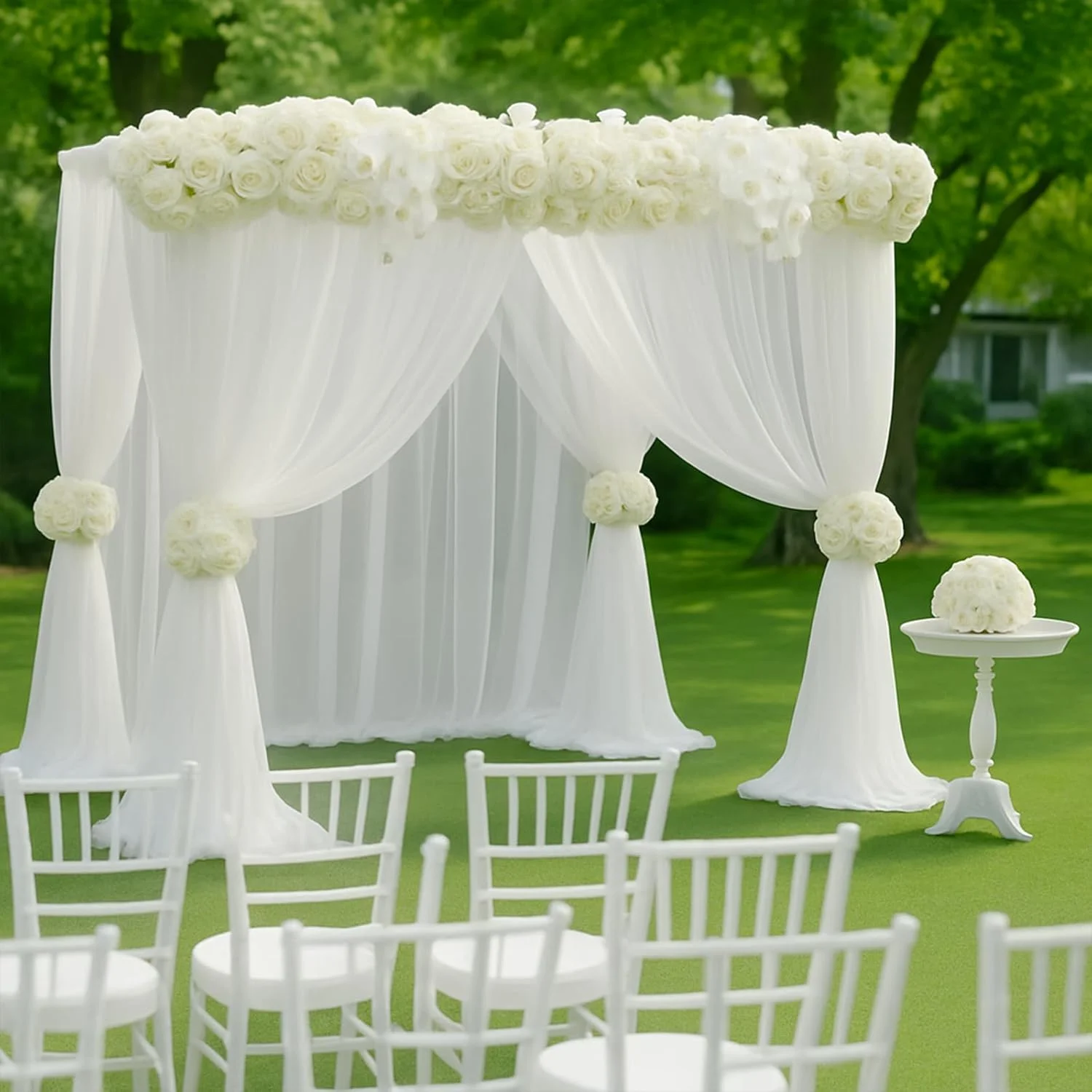 پرده پس زمینه بژ ایمارت، 1.5x3 متر، پارچه حریر برای تزئینات صحنه عروسی و مهمانی ها، پارچه پس زمینه نرم و لطیف برای عکاسی جشن تولد و نوزاد