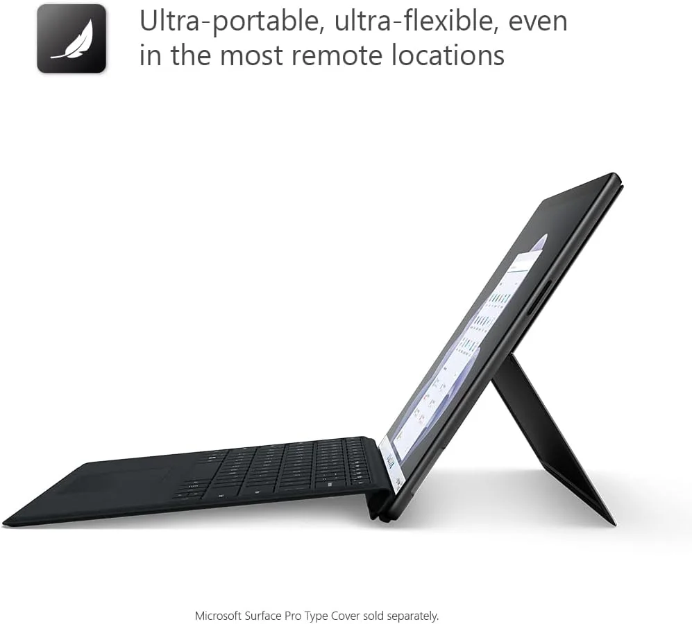 تبلت مایکروسافت Surface Pro 9 مدل 2 در 1 - 13 اینچی - مشکی - پردازنده Intel Core i7، رم 16 گیگابایتی، حافظه SSD 512 گیگابایتی - ویندوز 11 هوم - فقط دستگاه، دوشاخه UK، مدل 2022 تبلت مایکروسافت Surface Pro 9 مدل 2 در 1 - 13 اینچی - مشکی - پردازنده Intel Core i7، رم 16 گیگابایتی، حافظه SSD 512 گیگابایتی - ویندوز 11 هوم - فقط دستگاه، دوشاخه UK، مدل 2022