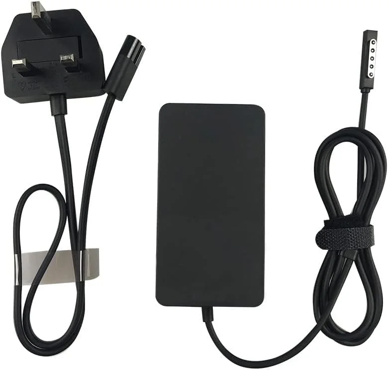 شارژر DEFUXINI Surface Pro 2، آداپتور شارژر جایگزین 12 ولت/3.6 آمپر 48 وات سازگار با Microsoft Surface Pro 2، Surface Pro و Surface RT، تبلت Surface 2 - دوشاخه UK