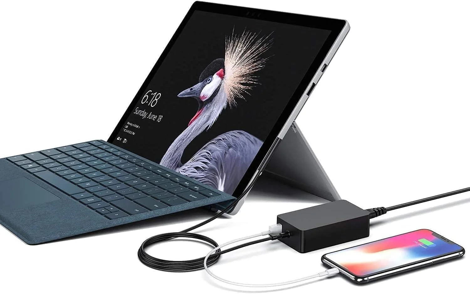 شارژر سازگار جدید ecom Surface Pro 2، آداپتور برق 12V/3.6A سازگار با Microsoft Surface Pro 2، Surface Pro و Surface RT، تبلت Surface 2 شارژر سازگار جدید ecom Surface Pro 2، آداپتور برق 12V/3.6A سازگار با Microsoft Surface Pro 2، Surface Pro و Surface RT، تبلت Surface 2