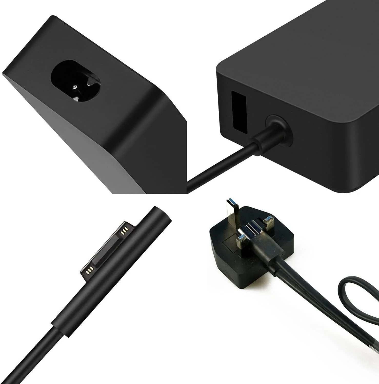 شارژر ACJADL Surface Pro 3/4/5/6، آداپتور شارژر جایگزین 12V/2.58A سازگار با تبلت های Microsoft Surface Pro 3، Surface Pro 4 و Surface Pro 5 Pro 6