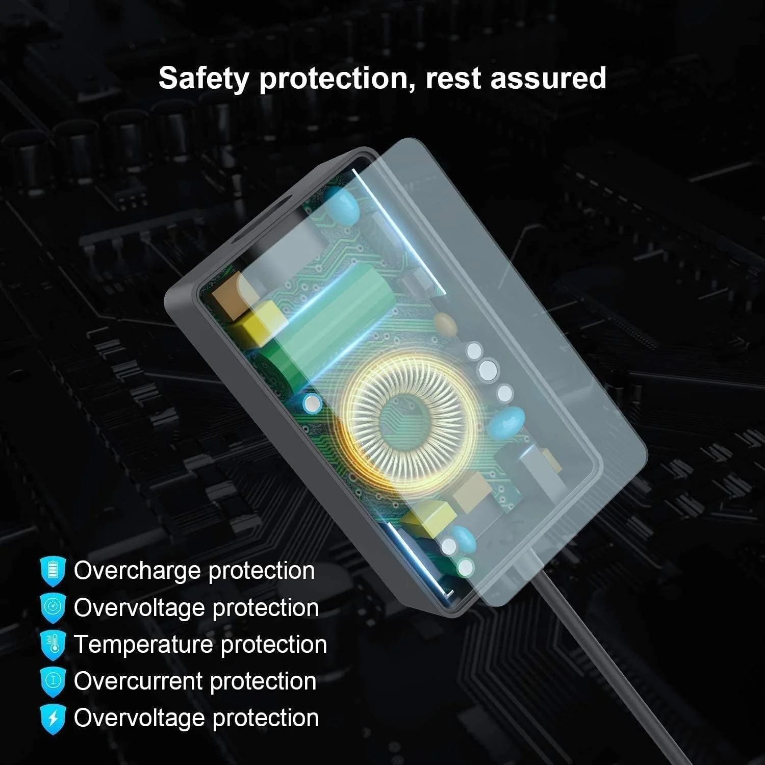آداپتور شارژر 65 واتی BUILTRON، منبع تغذیه 15V/4A سازگار با لپ‌تاپ/تبلت‌های مایکروسافت Surface Pro 3/4/5/6/7/8/X، Surface Go و Surface Book با پورت شارژ USB