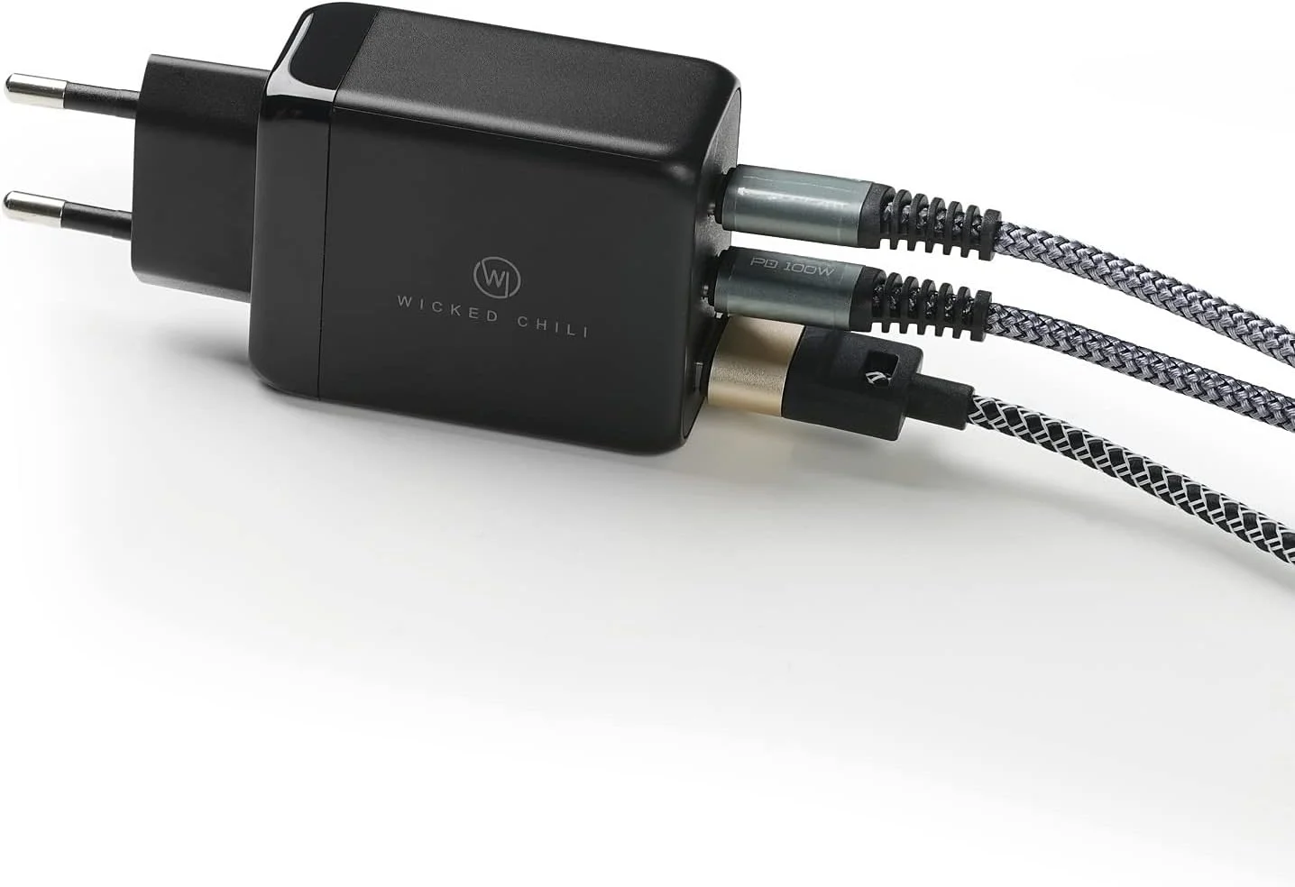 شارژر 65 واتی Wicked Chili USB-C GaN با پورتهای دوگانه USB-C و USB-A، سازگار با لپتاپ مایکروسافت سرفیس، سرفیس بوک، سرفیس گو، سرفیس پرو، نوتبوک، موبایل و تبلت شارژر 65 واتی Wicked Chili USB-C GaN با پورتهای دوگانه USB-C و USB-A، سازگار با لپتاپ مایکروسافت سرفیس، سرفیس بوک، سرفیس گو، سرفیس پرو، نوتبوک، موبایل و تبلت