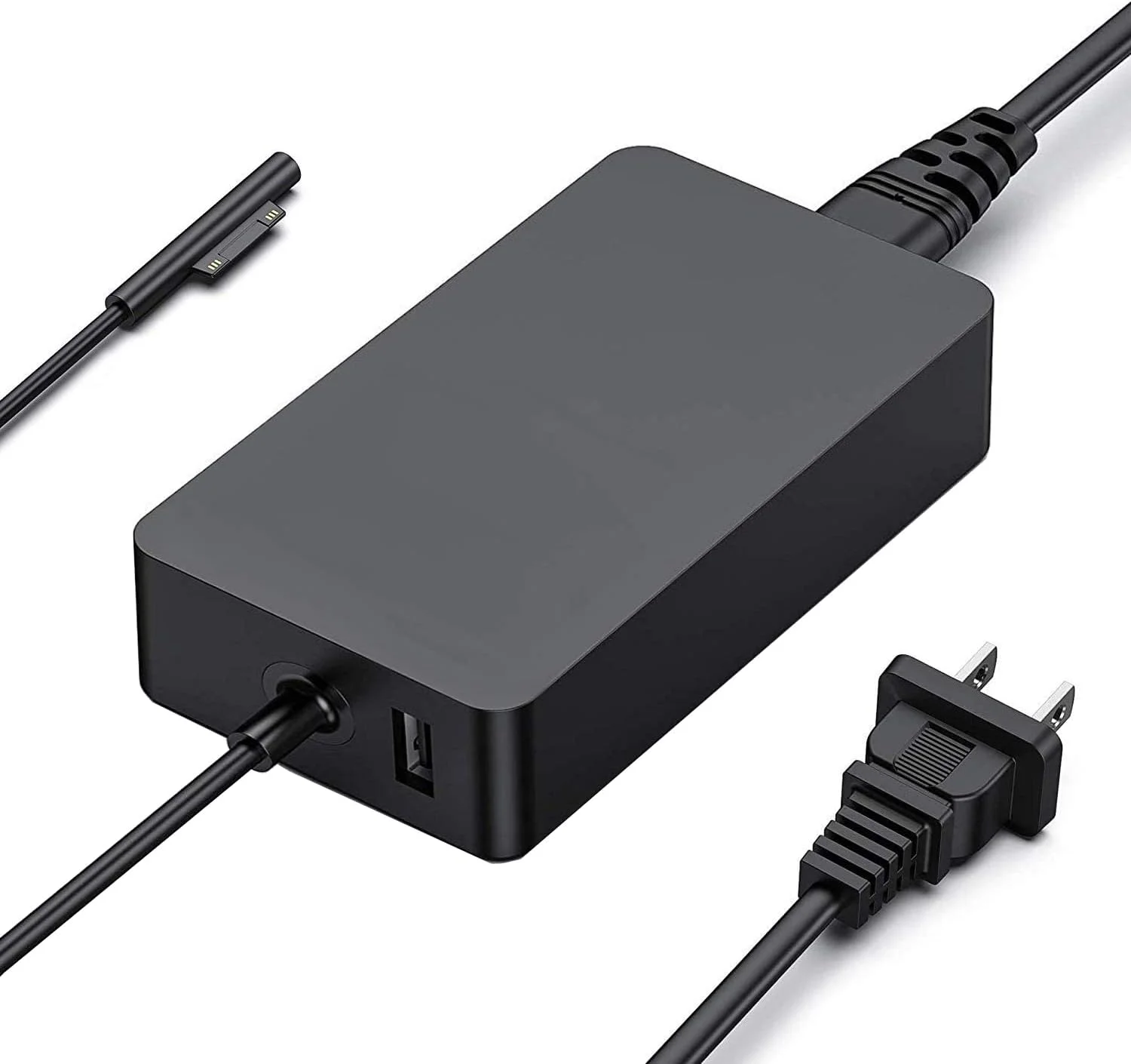 شارژر 65 واتی سرفیس پرو برای Microsoft Surface Pro 9, 8, 7+, 7, 6, 5, 4, 3, X، ویندوز Surface Laptop 5, 4, 3, 2, 1، تبلت Surface Go، Surface Book 3, 2, 1، پشتیبانی از 44W, 36W