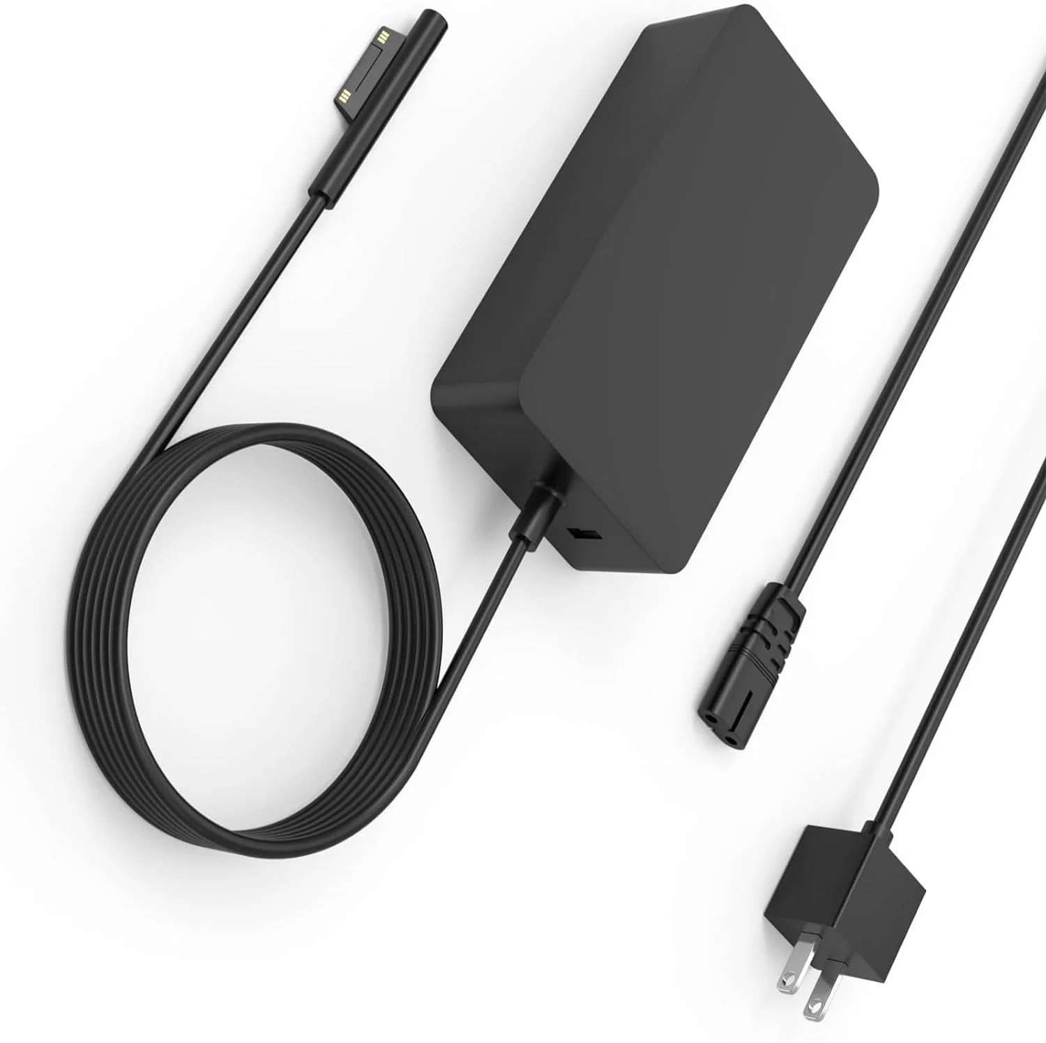 شارژر 65 واتی برای Microsoft Surface Pro 11، 10، 9، 8، 7+، Surface Laptop 6-4، تبلت Surface Go، Surface Book 3، 2، 1، Windows Surface 7، 6، 5، 4، 3، 2، 1، 1769، 1736، 1800 آداپتور منبع تغذیه