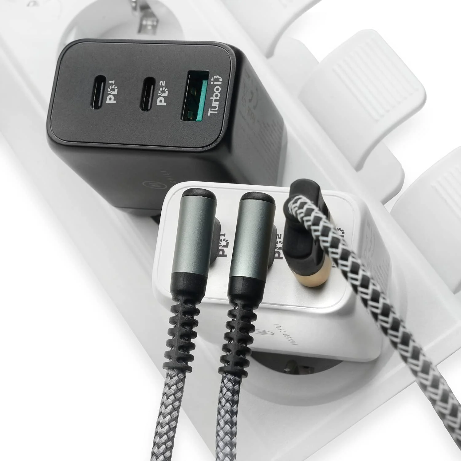 شارژر 65 واتی Wicked Chili USB-C GaN با پورتهای دوگانه USB-C و USB-A، سازگار با لپتاپ مایکروسافت سرفیس، سرفیس بوک، سرفیس گو، سرفیس پرو، نوتبوک، موبایل و تبلت شارژر 65 واتی Wicked Chili USB-C GaN با پورتهای دوگانه USB-C و USB-A، سازگار با لپتاپ مایکروسافت سرفیس، سرفیس بوک، سرفیس گو، سرفیس پرو، نوتبوک، موبایل و تبلت