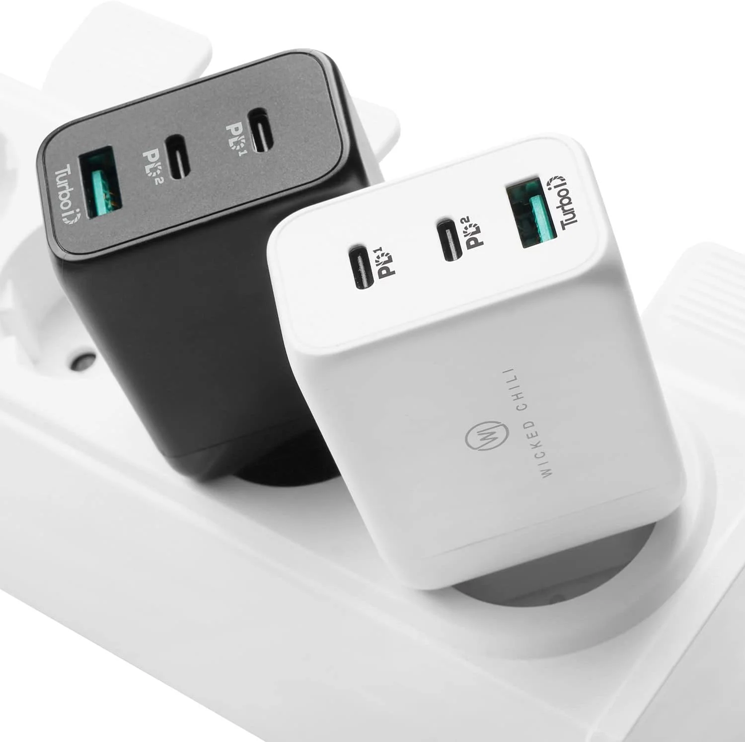 شارژر 65 واتی Wicked Chili USB-C GaN با پورتهای دوگانه USB-C و USB-A، سازگار با لپتاپ مایکروسافت سرفیس، سرفیس بوک، سرفیس گو، سرفیس پرو، نوتبوک، موبایل و تبلت شارژر 65 واتی Wicked Chili USB-C GaN با پورتهای دوگانه USB-C و USB-A، سازگار با لپتاپ مایکروسافت سرفیس، سرفیس بوک، سرفیس گو، سرفیس پرو، نوتبوک، موبایل و تبلت
