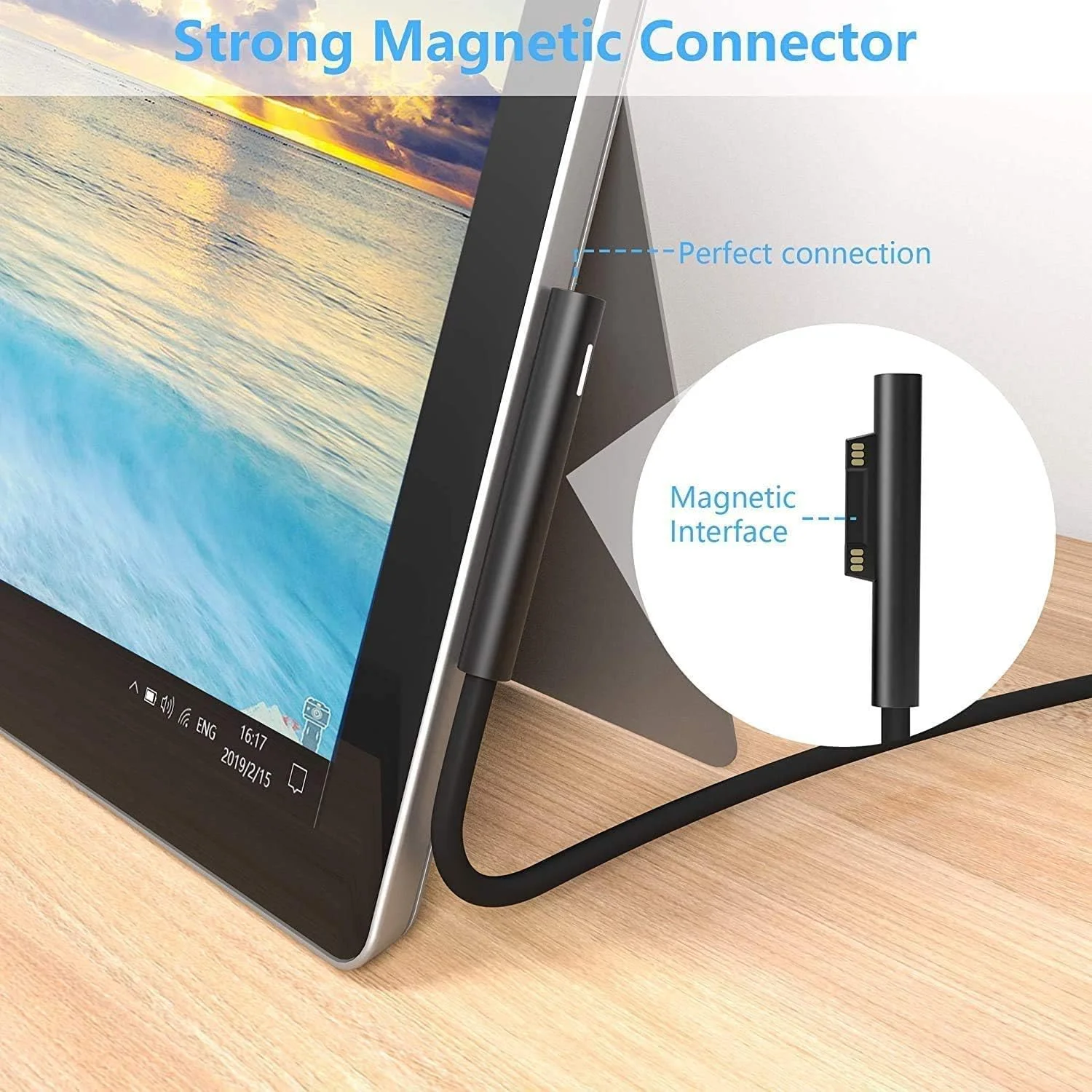 شارژر 65 واتی سرفیس پرو برای Microsoft Surface Pro 9, 8, 7+, 7, 6, 5, 4, 3, X، ویندوز Surface Laptop 5, 4, 3, 2, 1، تبلت Surface Go، Surface Book 3, 2, 1، پشتیبانی از 44W, 36W شارژر 65 واتی سرفیس پرو برای Microsoft Surface Pro 9, 8, 7+, 7, 6, 5, 4, 3, X، ویندوز Surface Laptop 5, 4, 3, 2, 1، تبلت Surface Go، Surface Book 3, 2, 1، پشتیبانی از 44W, 36W