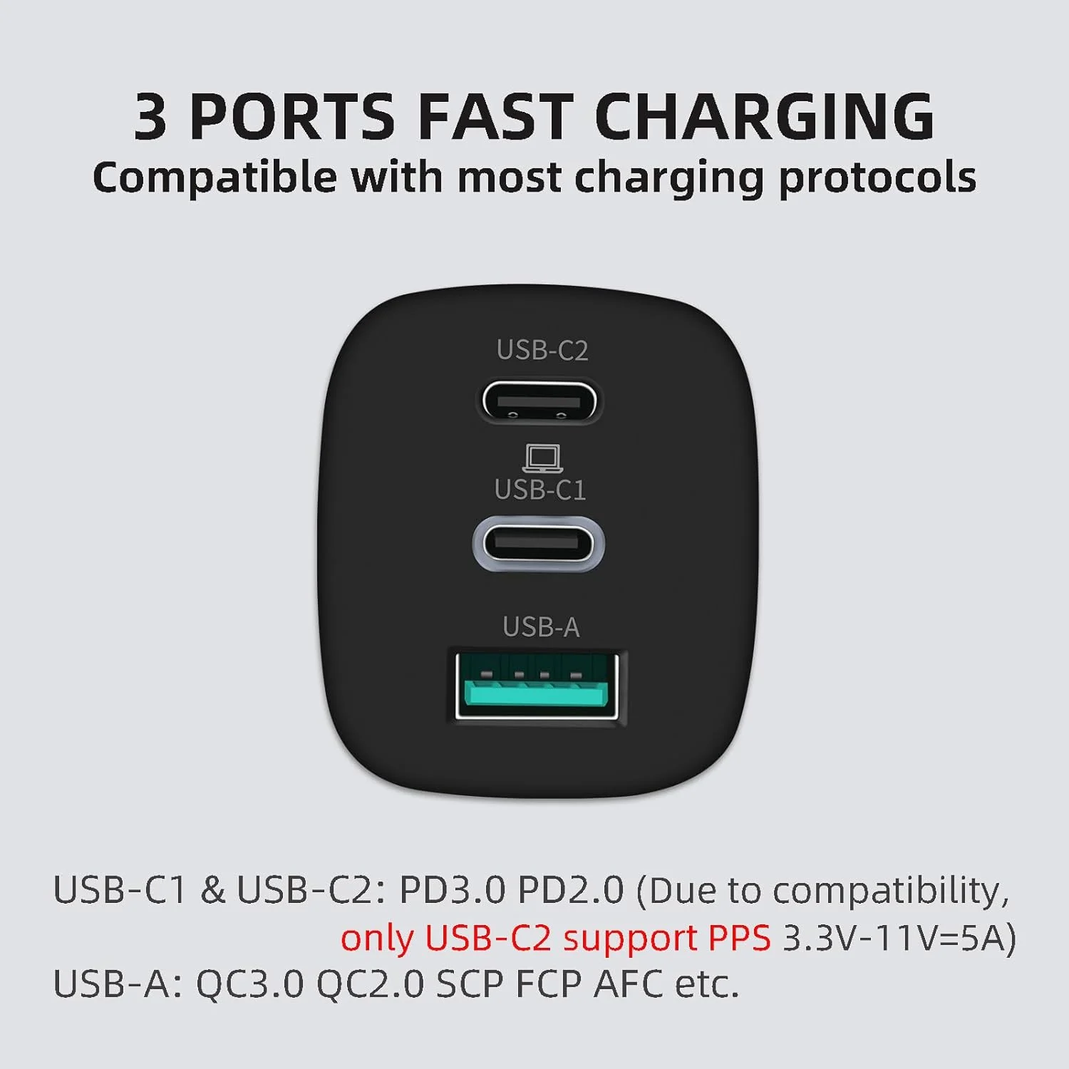شارژر 65 واتی USB C GaN Sisyphy برای تبلت های Surface، شارژر GaNk با کابل 6 فوتی نایلونی Surface به USB C، سازگار با Microsoft Surface Pro 10 7/6/5/4/3 Surface Go 4/3/2/1، مشکی، GaN-001US شارژر 65 واتی USB C GaN Sisyphy برای تبلت های Surface، شارژر GaNk با کابل 6 فوتی نایلونی Surface به USB C، سازگار با Microsoft Surface Pro 10 7/6/5/4/3 Surface Go 4/3/2/1، مشکی، GaN-001US