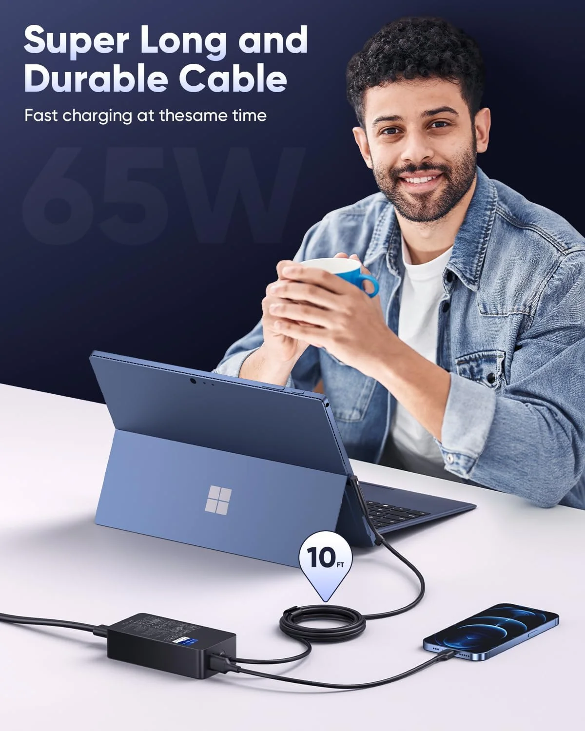 شارژر 65 واتی مایکروسافت سرفیس برای سرفیس پرو 11، 10، 9، 8، 7، 7+، 6، 5، 4، 3، X، سرفیس لپ تاپ 7، 6، 5، 4، 3، 2، 1، استودیو i5، سرفیس گو 1، 2، 3، 4، تبلت، سرفیس بوک 3، 2، 1، پشتیبانی از 44 وات، 36 وات، LED، 10 فوت شارژر 65 واتی مایکروسافت سرفیس برای سرفیس پرو 11، 10، 9، 8، 7، 7+، 6، 5، 4، 3، X، سرفیس لپ تاپ 7، 6، 5، 4، 3، 2، 1، استودیو i5، سرفیس گو 1، 2، 3، 4، تبلت، سرفیس بوک 3، 2، 1، پشتیبانی از 44 وات، 36 وات، LED، 10 فوت