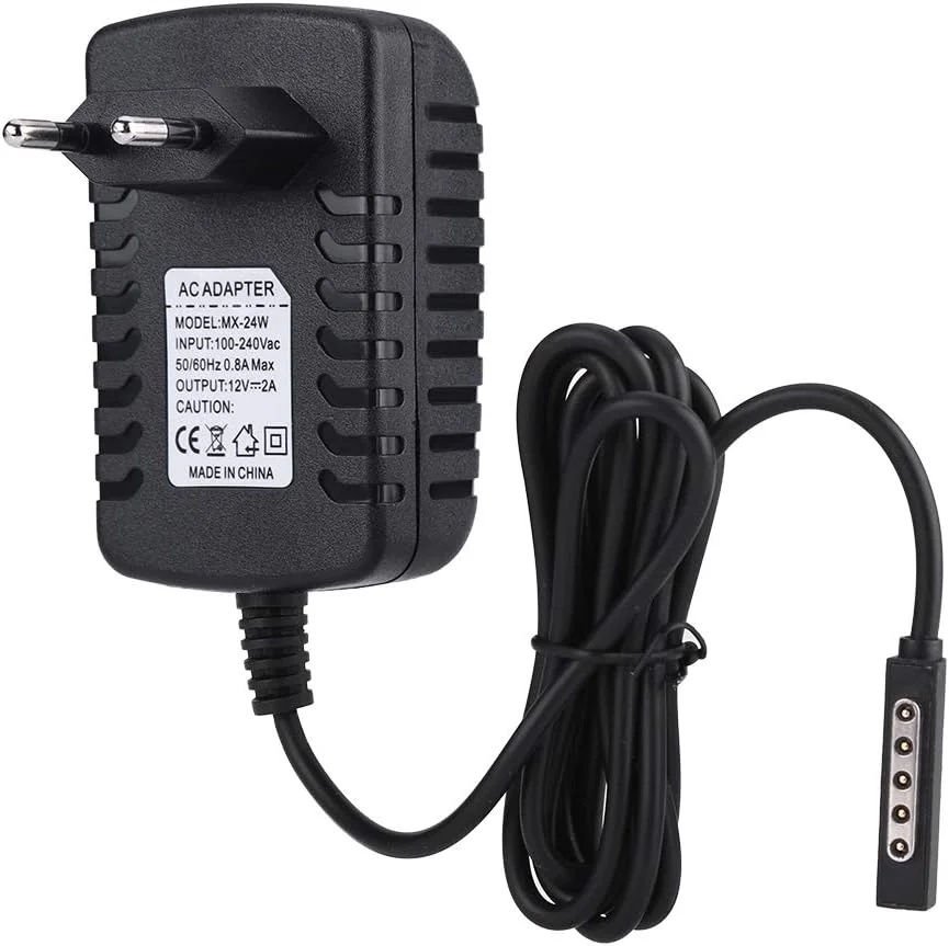 Diyeeni Tablet Charger with 12V 2A AC Adapter for Microsoft Surface RT/RT2 with US PlugUU.(EU Plug)