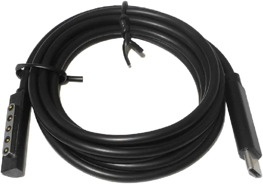 کابل شارژر منبع تغذیه USB-C Type-C نر AXIYIBZI با طول 1.5 متر برای تبلت Surface RT RT2 2 Pro Pro2 10.6 اینچی (Type-C به Suface RT RT2 Pro2) کابل شارژر منبع تغذیه USB-C Type-C نر AXIYIBZI با طول 1.5 متر برای تبلت Surface RT RT2 2 Pro Pro2 10.6 اینچی (Type-C به Suface RT RT2 Pro2)