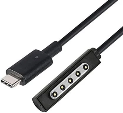 کابل شارژر منبع تغذیه USB-C Type-C نر AXIYIBZI با طول 1.5 متر برای تبلت Surface RT RT2 2 Pro Pro2 10.6 اینچی (Type-C به Suface RT RT2 Pro2) کابل شارژر منبع تغذیه USB-C Type-C نر AXIYIBZI با طول 1.5 متر برای تبلت Surface RT RT2 2 Pro Pro2 10.6 اینچی (Type-C به Suface RT RT2 Pro2)