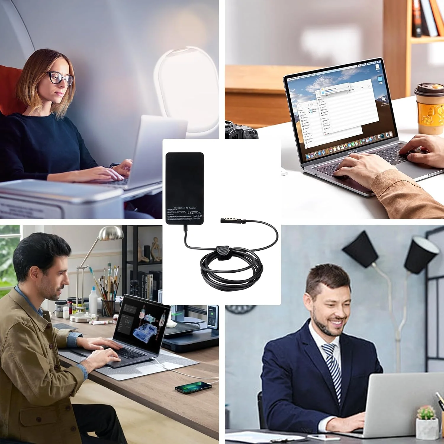 MXJFYY - آداپتور برق 12 ولت 3.6 آمپر برای لپ تاپ، شارژر تبلت سازگار با Microsoft Surface Pro 1، Pro 2، Surface RT، Surface RT 2 و تبلت های Windows 8 10.1 اینچی MXJFYY - آداپتور برق 12 ولت 3.6 آمپر برای لپ تاپ، شارژر تبلت سازگار با Microsoft Surface Pro 1، Pro 2، Surface RT، Surface RT 2 و تبلت های Windows 8 10.1 اینچی