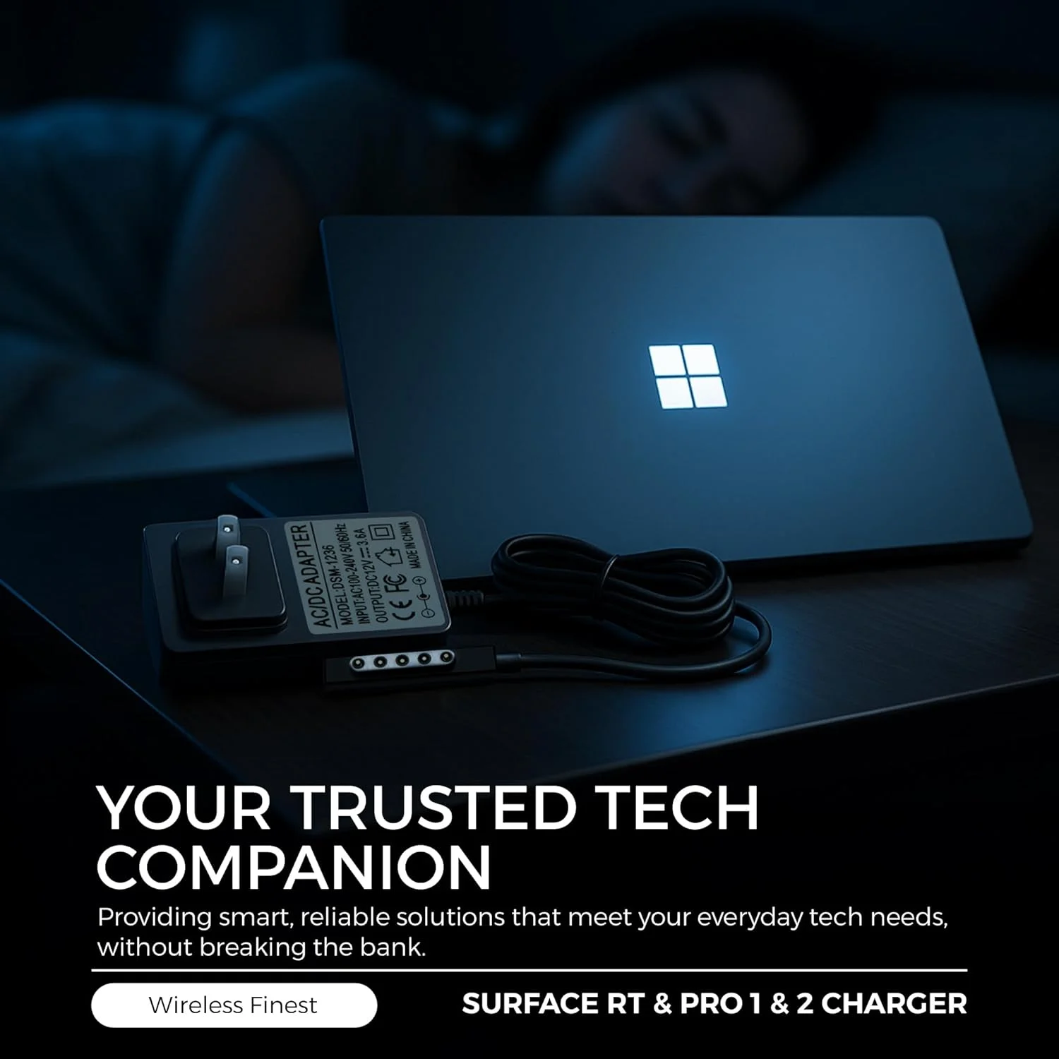 شارژر دیواری خانگی WirelessFinest جایگزین آداپتور برق تبلت های مایکروسافت Surface 2 RT Pro 1 2 شارژر دیواری خانگی WirelessFinest جایگزین آداپتور برق تبلت های مایکروسافت Surface 2 RT Pro 1 2