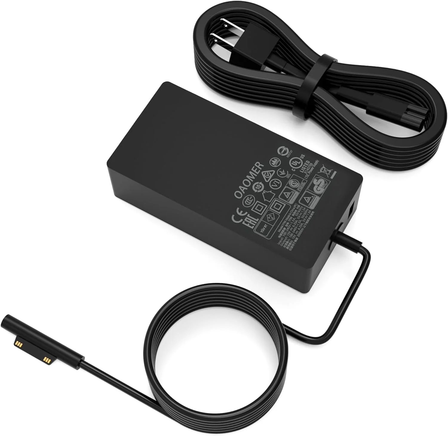OAOMER 65W Surface Pro Charger for Original Microsoft Surface Pro 9 8 7+ 7 6 5 4 3 X 1796 1769 1800 Laptop Power Adapter Supply