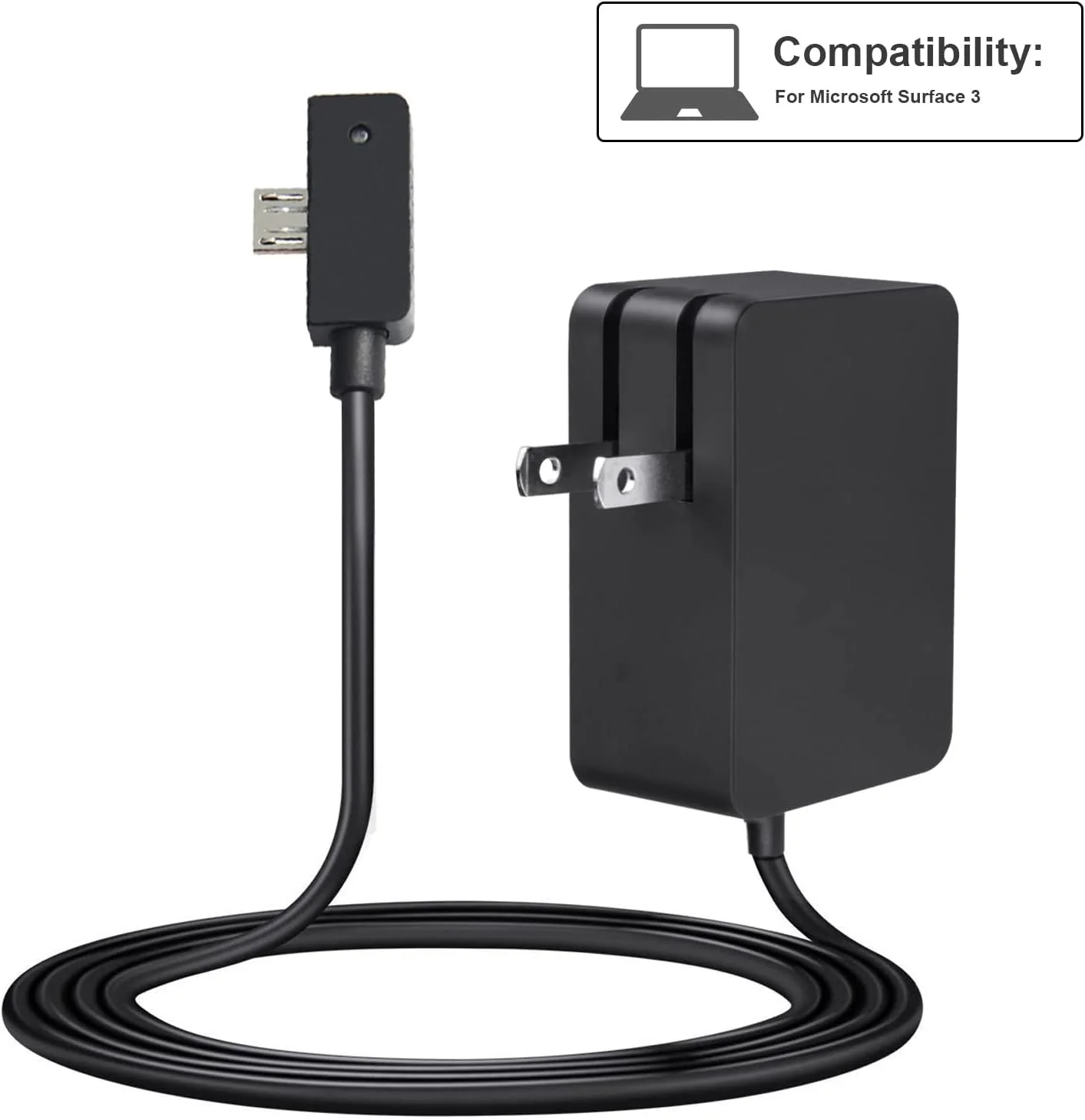 آداپتور برق 13 وات 5.2 ولت 2.5 آمپر مناسب سرفیس 3 مدل 1623 1624 1645 به همراه شارژر USB و کابل شارژ آداپتور برق 13 وات 5.2 ولت 2.5 آمپر مناسب سرفیس 3 مدل 1623 1624 1645 به همراه شارژر USB و کابل شارژ