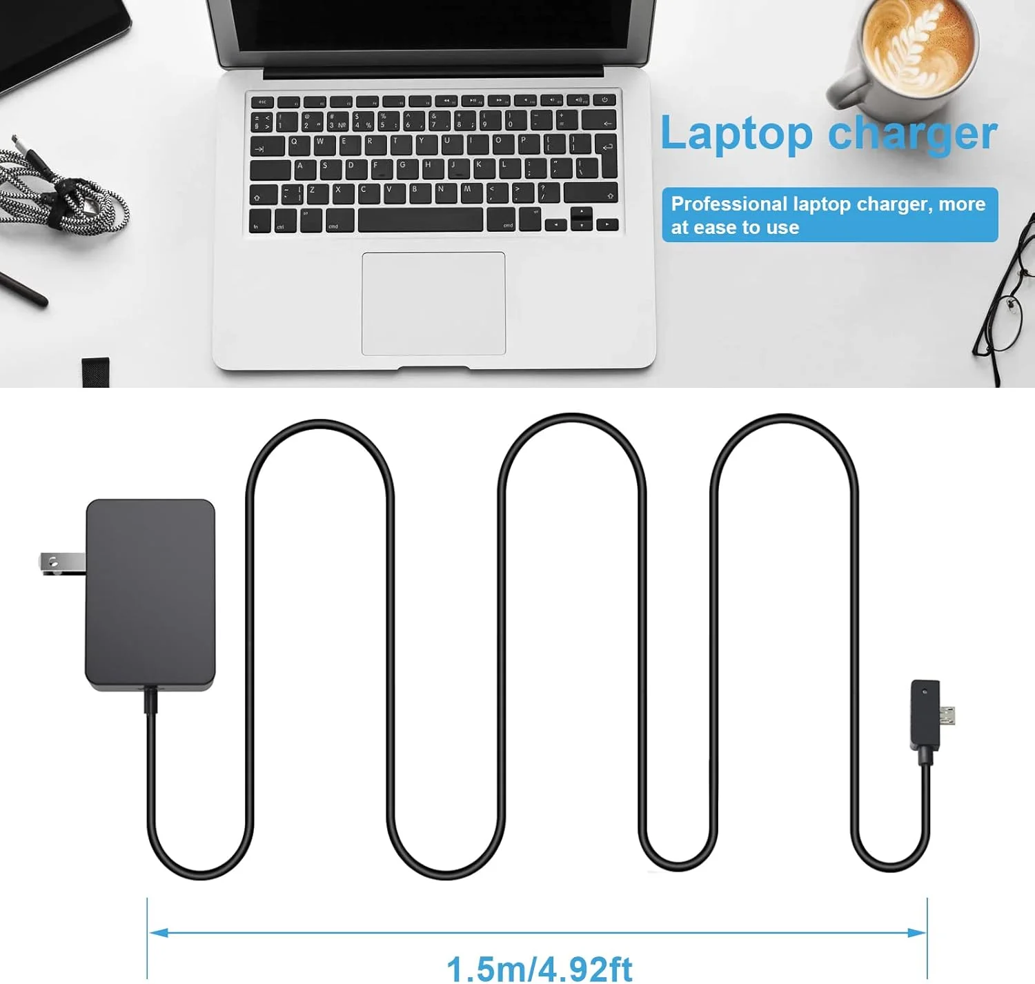 آداپتور برق 13 وات 5.2 ولت 2.5 آمپر مناسب سرفیس 3 مدل 1623 1624 1645 به همراه شارژر USB و کابل شارژ آداپتور برق 13 وات 5.2 ولت 2.5 آمپر مناسب سرفیس 3 مدل 1623 1624 1645 به همراه شارژر USB و کابل شارژ