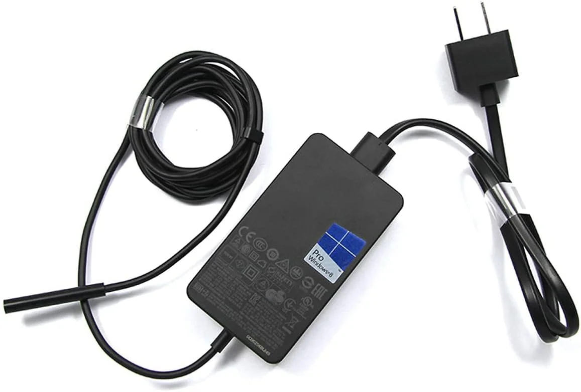 شارژر سرفیس پرو Llamatec سازگار با Microsoft Surface Pro 3 4 5 6 7 8 9 X Surface Book 1 2 Surface Laptop 1 2 3 Surface Go 1 2 1769 1736 1800، آداپتور برق SL195334