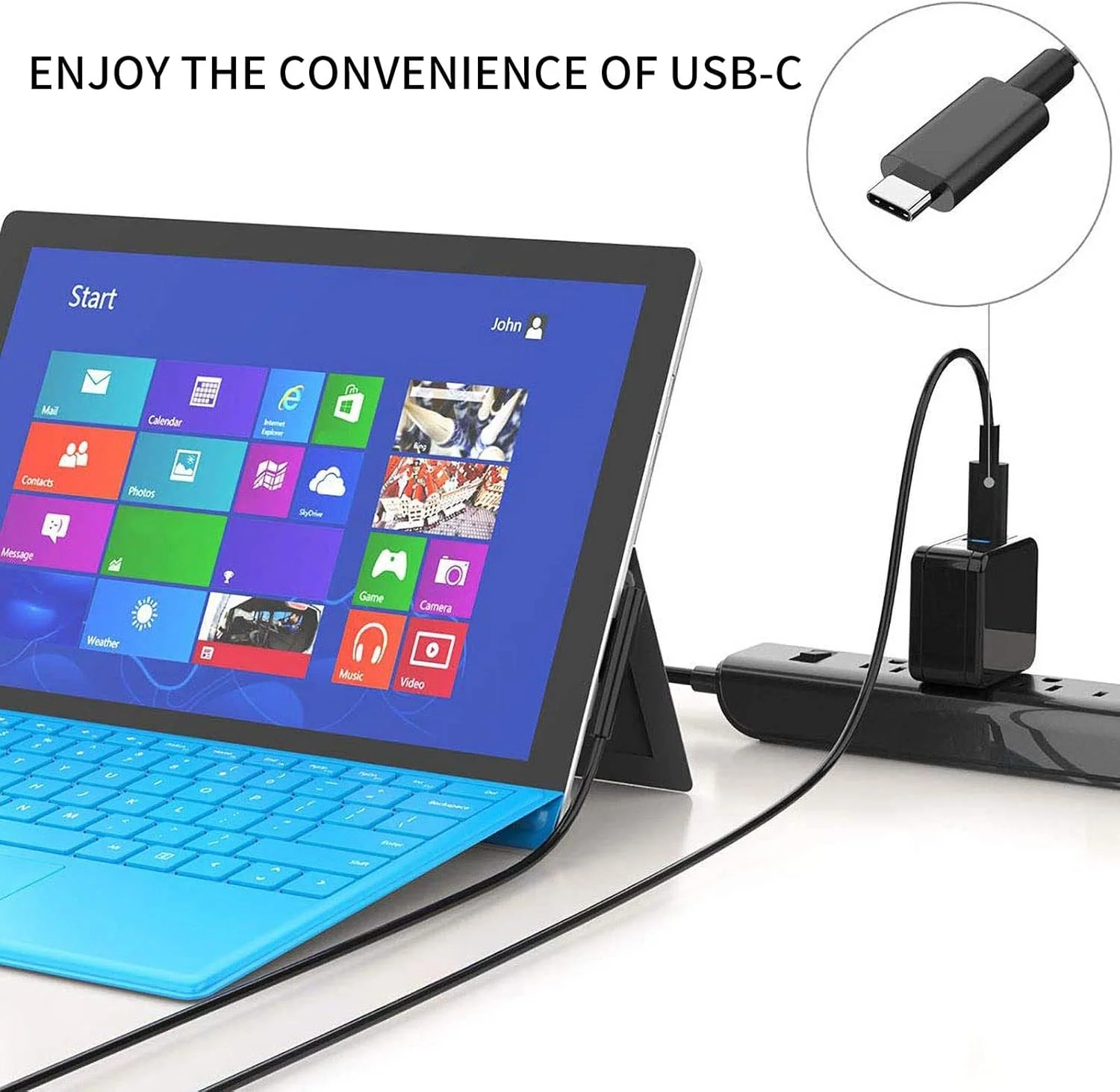 کابل شارژ بافته شده نایلونی Sisyphy برای Microsoft Surface Pro 7/6/5/4/3 Go3/2/1 Laptop 4/3/2/1، باید با شارژر 45W 15V 3A USB-C کار کند (مشکی، 1.8 متر) کابل شارژ بافته شده نایلونی Sisyphy برای Microsoft Surface Pro 7/6/5/4/3 Go3/2/1 Laptop 4/3/2/1، باید با شارژر 45W 15V 3A USB-C کار کند (مشکی، 1.8 متر)